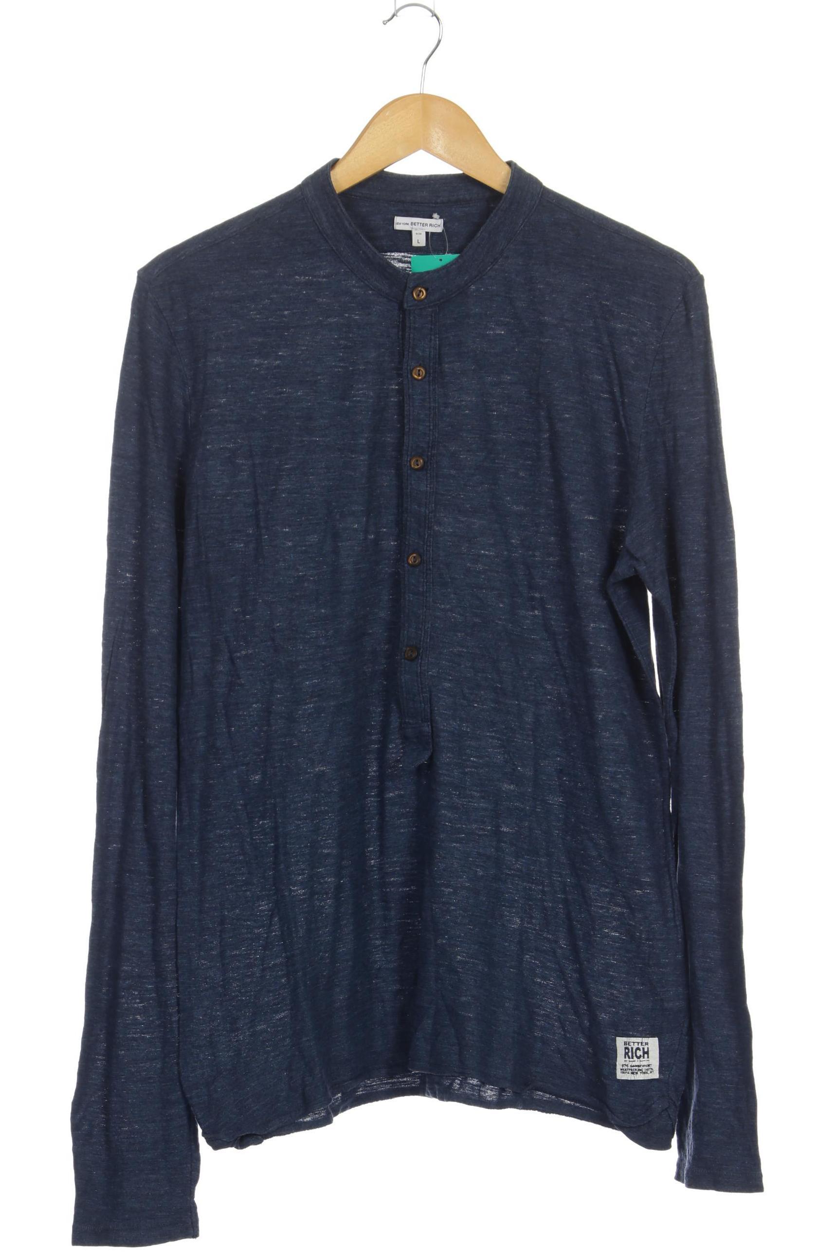 

Better Rich Herren Langarmshirt, blau, Gr.