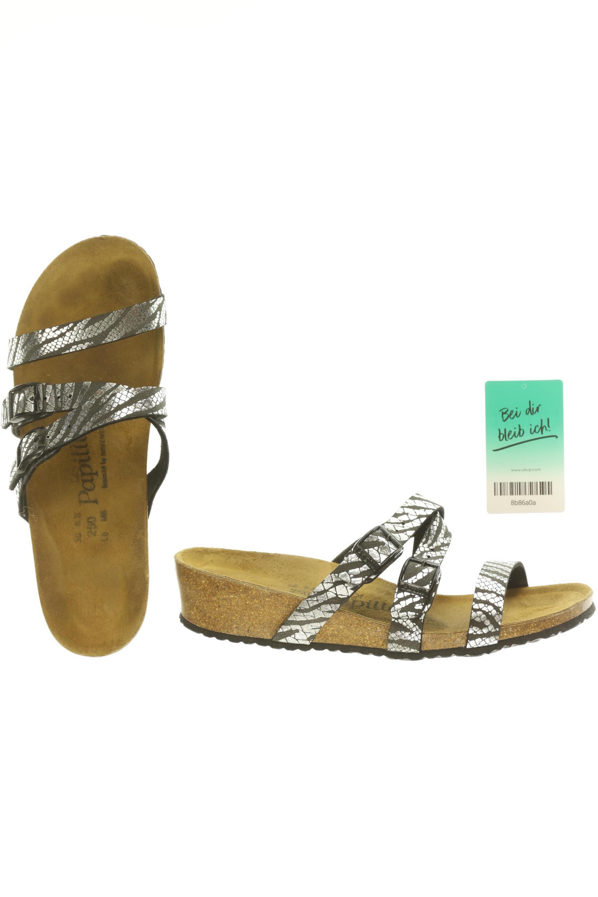 

Birkenstock Damen Sandale, silber, Gr. 39