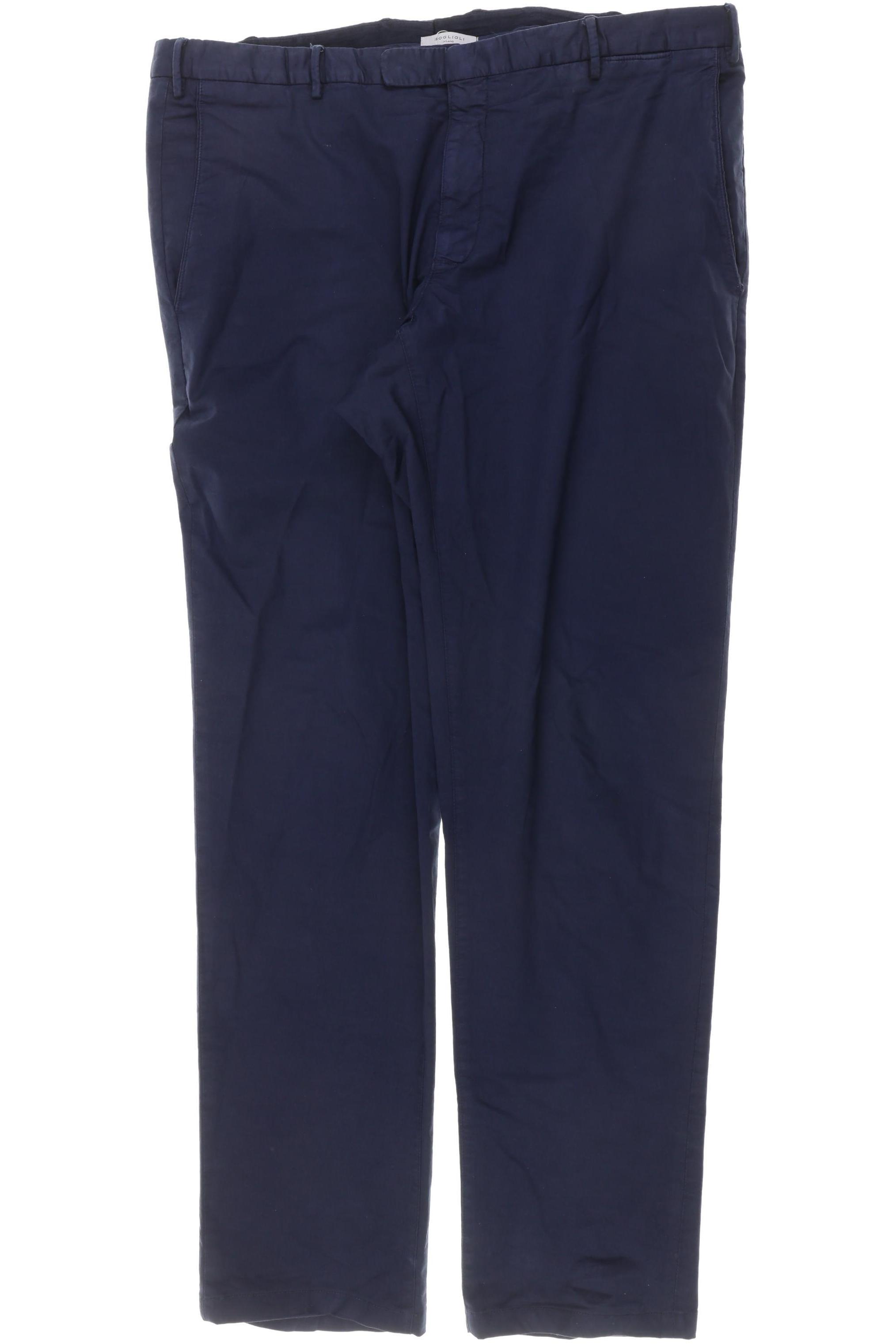 Thumbnail - Boglioli Herren Stoffhose, blau, Gr. 54