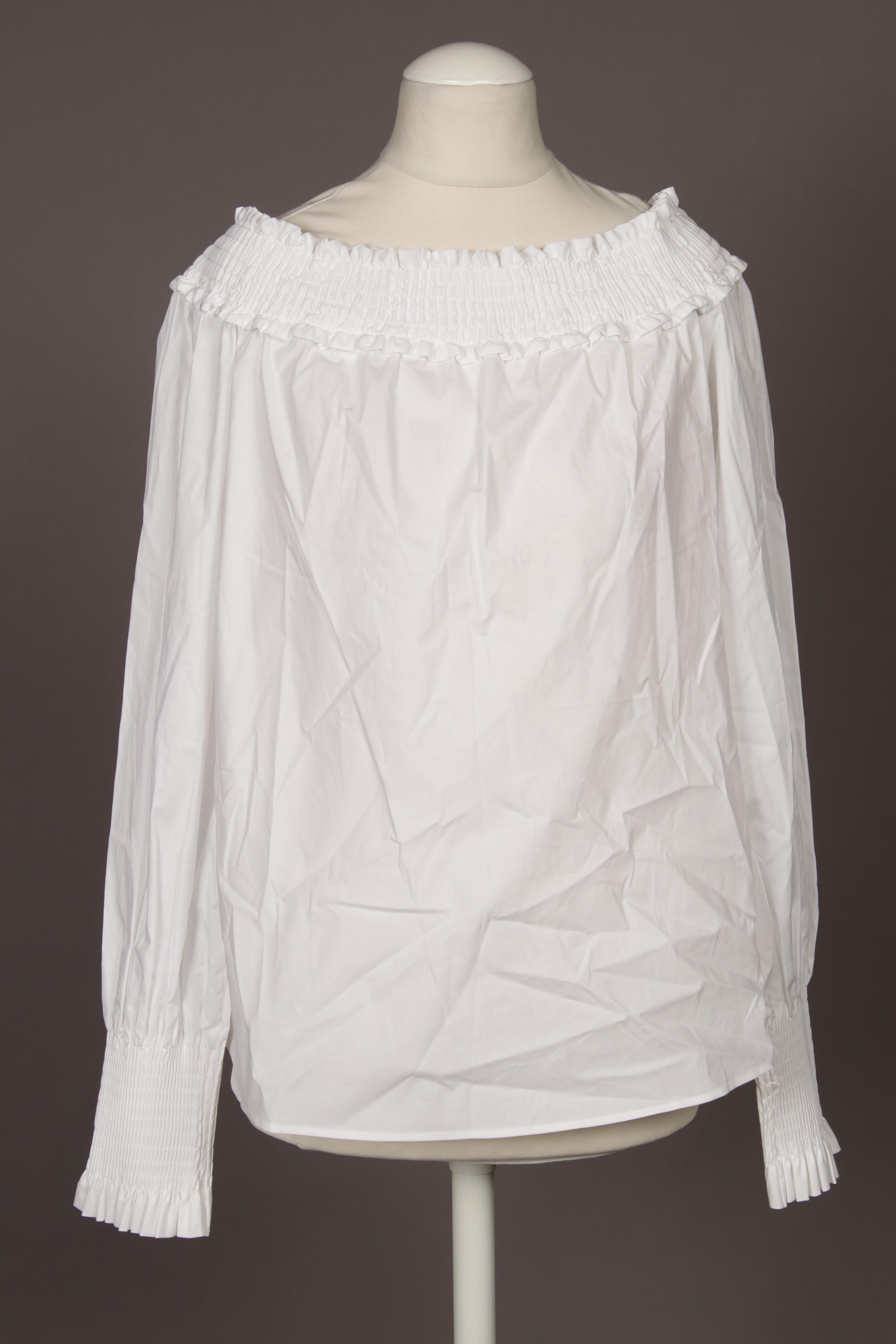 

Hugo by Hugo Boss Damen Bluse, weiß, Gr. 44