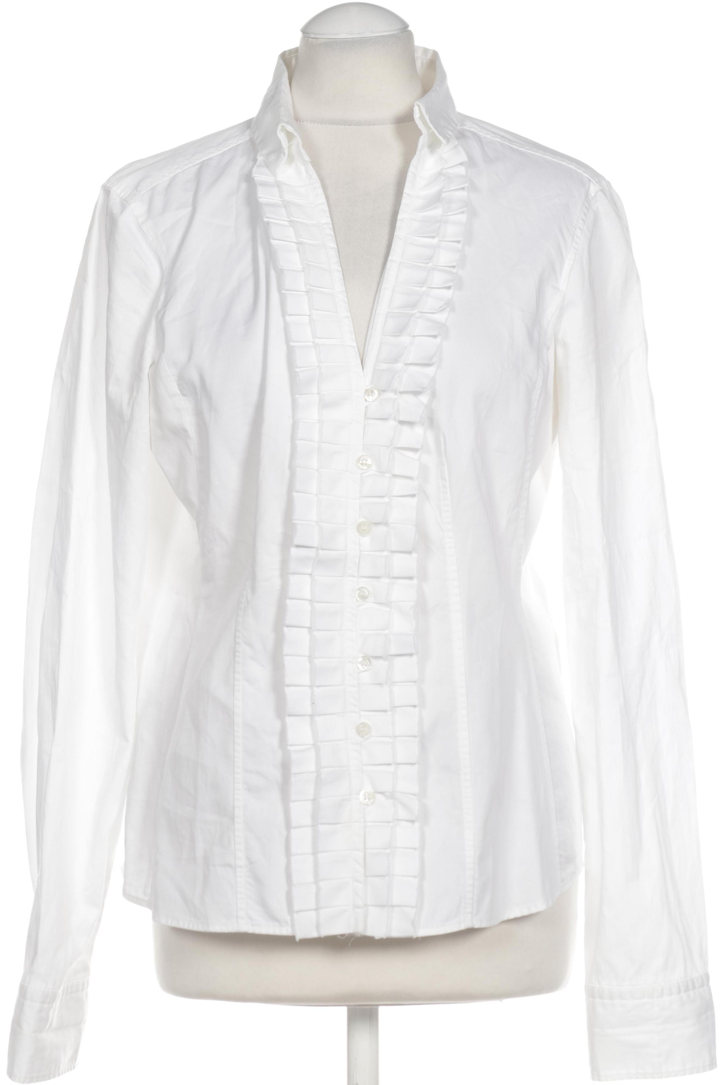 

Boss by Hugo Boss Damen Bluse, weiß, Gr. 42