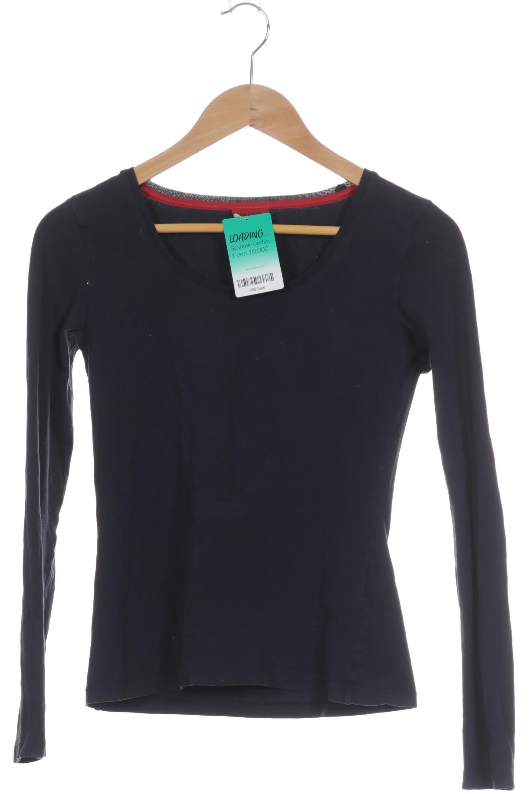 

Hugo by Hugo Boss Damen Langarmshirt, blau, Gr.