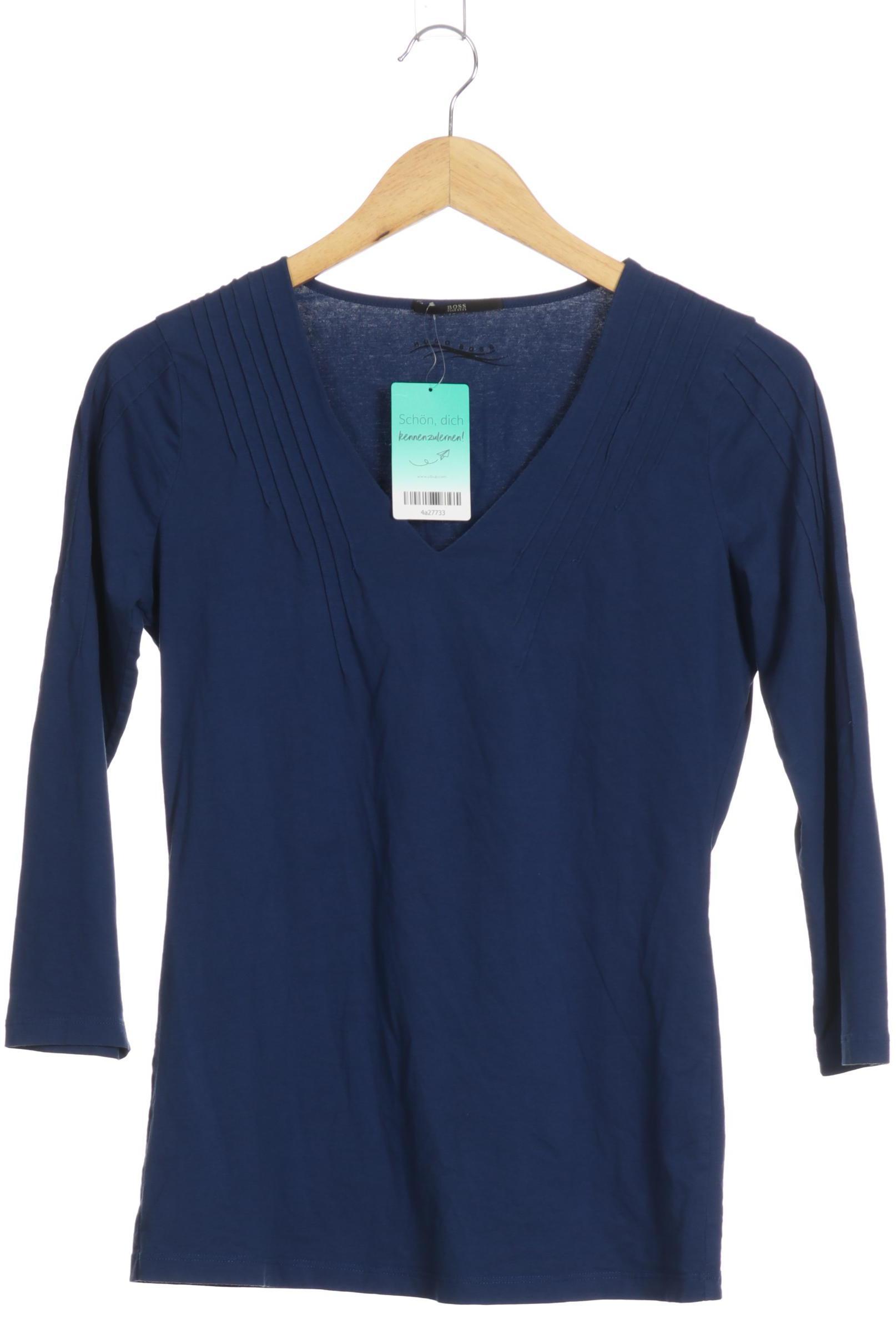 

Boss by Hugo Boss Damen Langarmshirt, blau, Gr.
