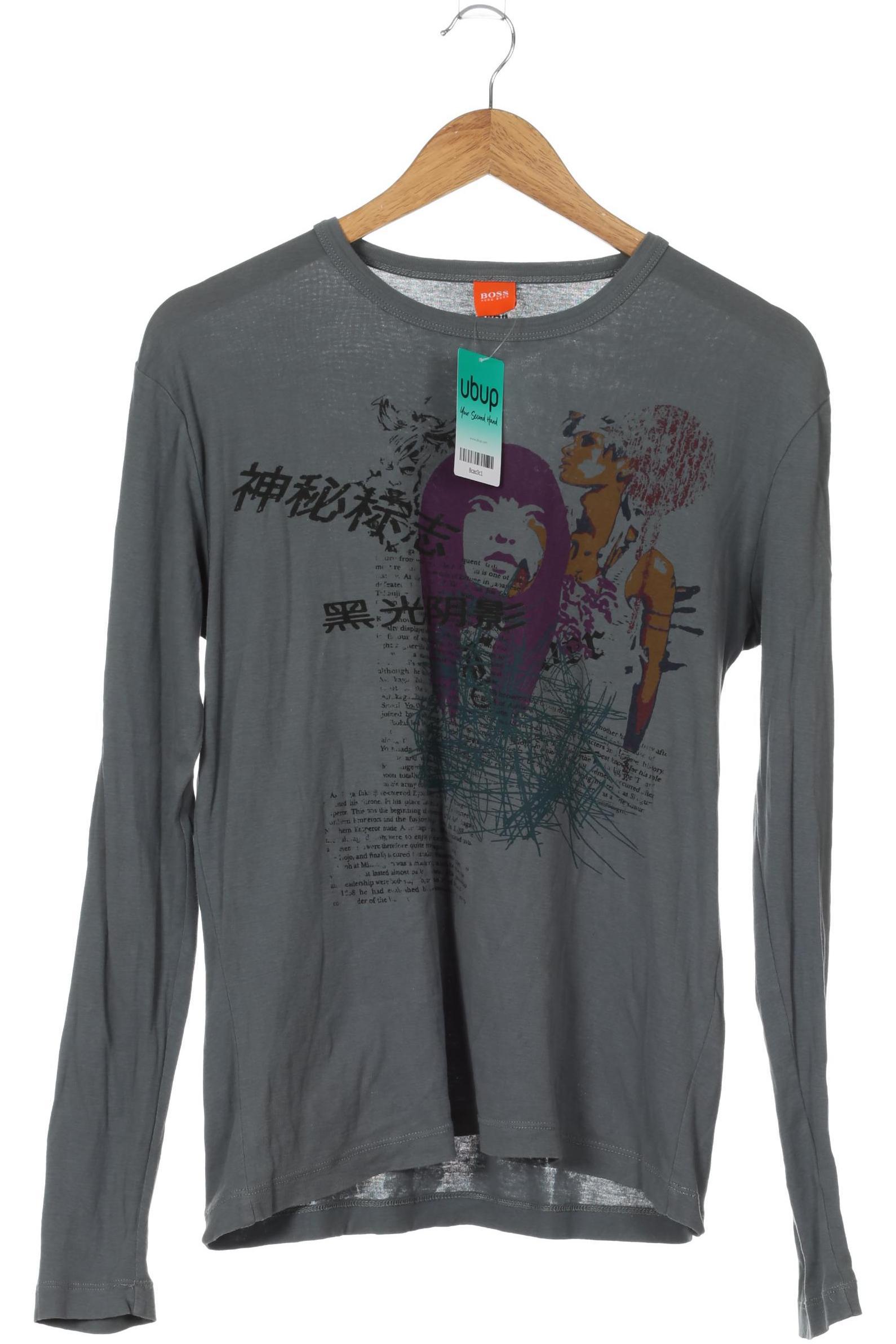 

Boss Orange Damen Langarmshirt, grau, Gr.