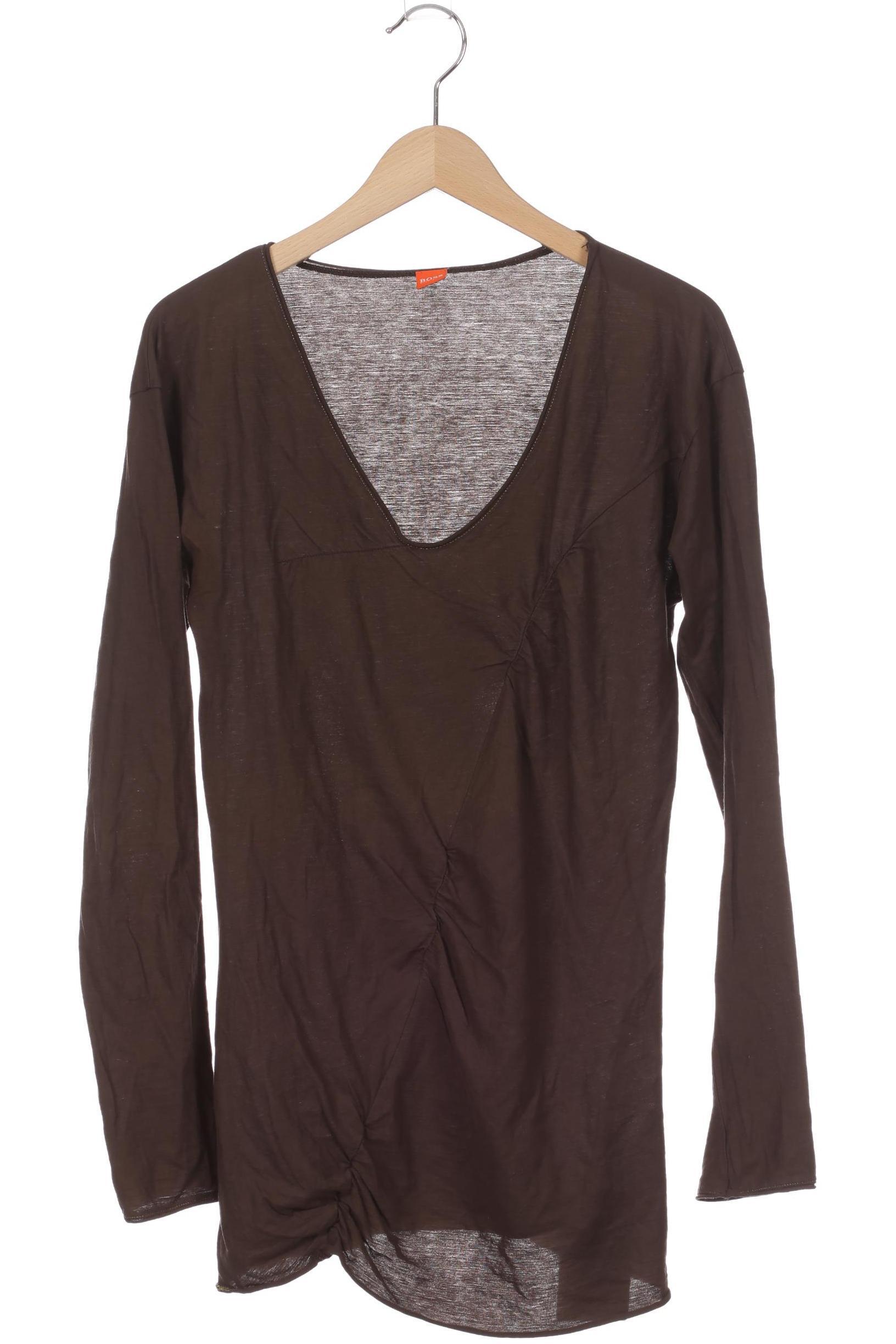 

Boss Orange Damen Langarmshirt, braun, Gr.