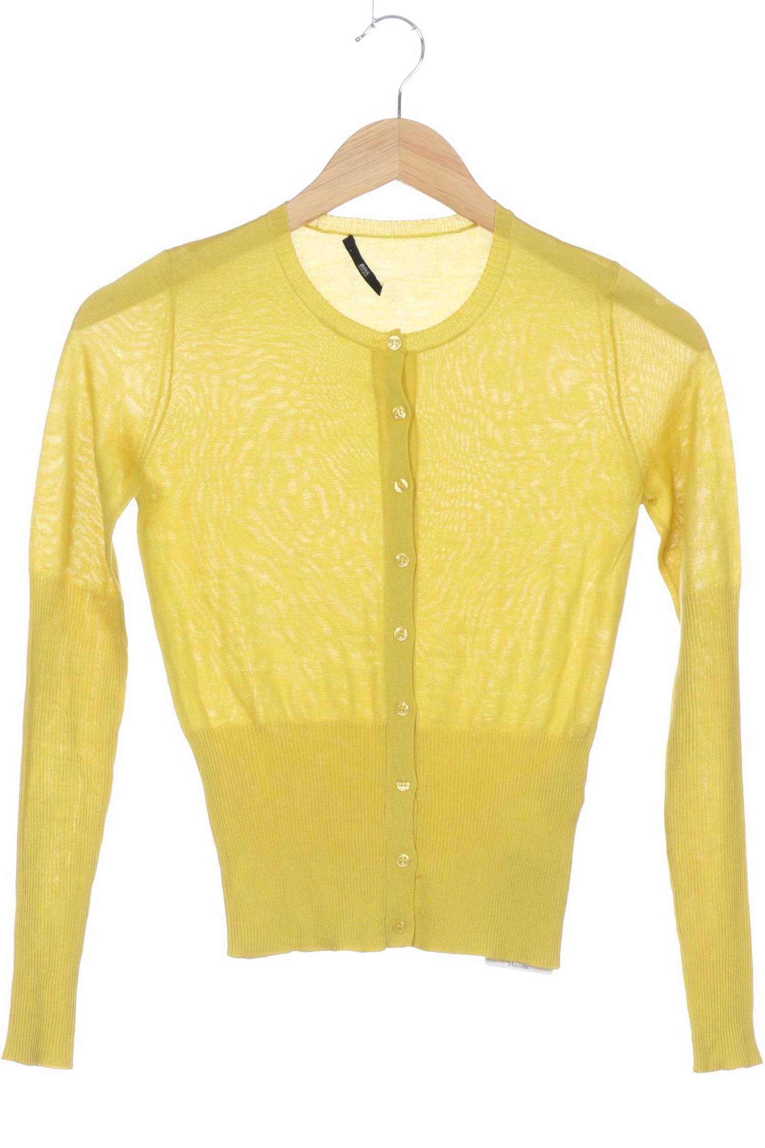 

Boss by Hugo Boss Damen Strickjacke, gelb, Gr.