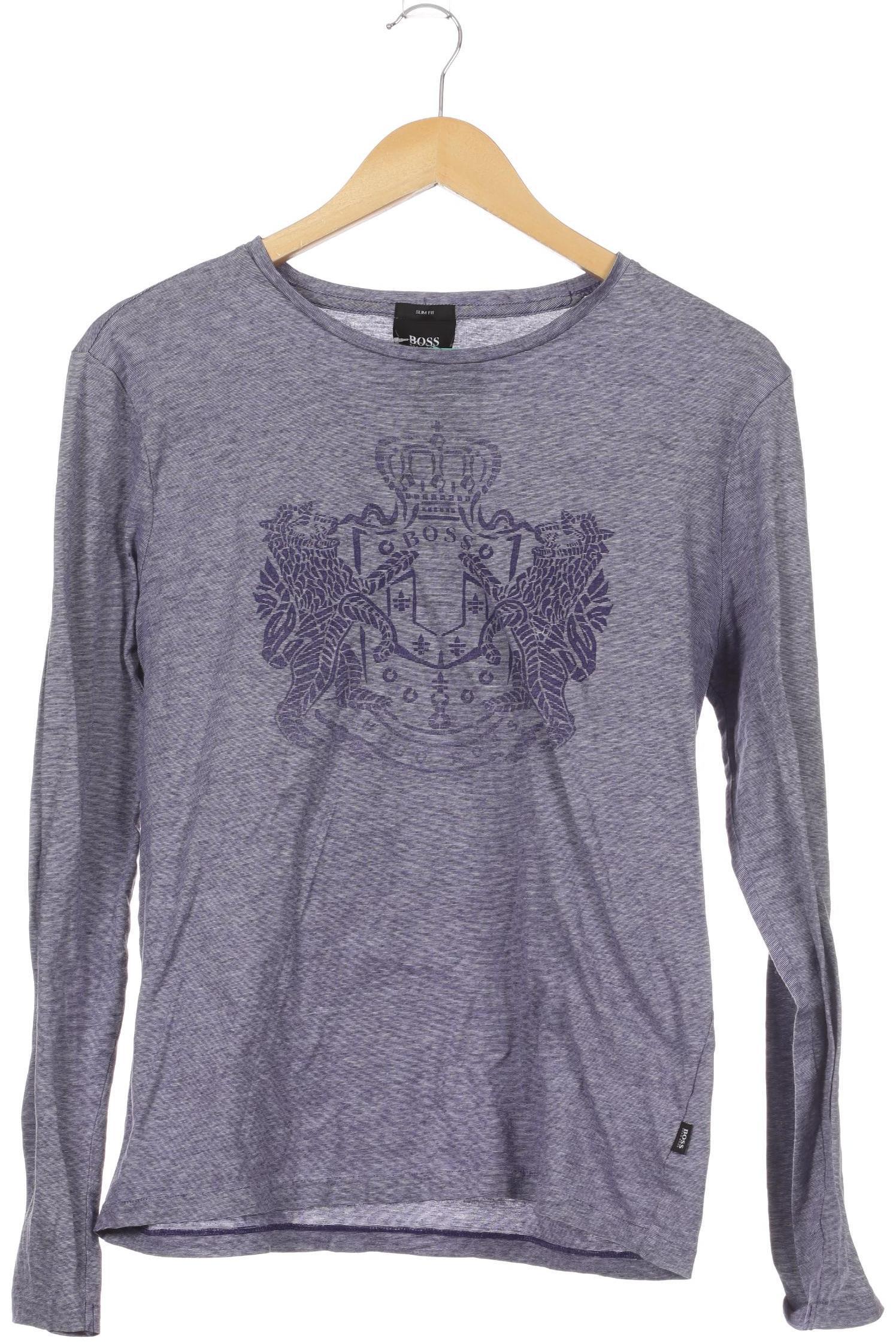 

Boss by Hugo Boss Herren Langarmshirt, lila, Gr.