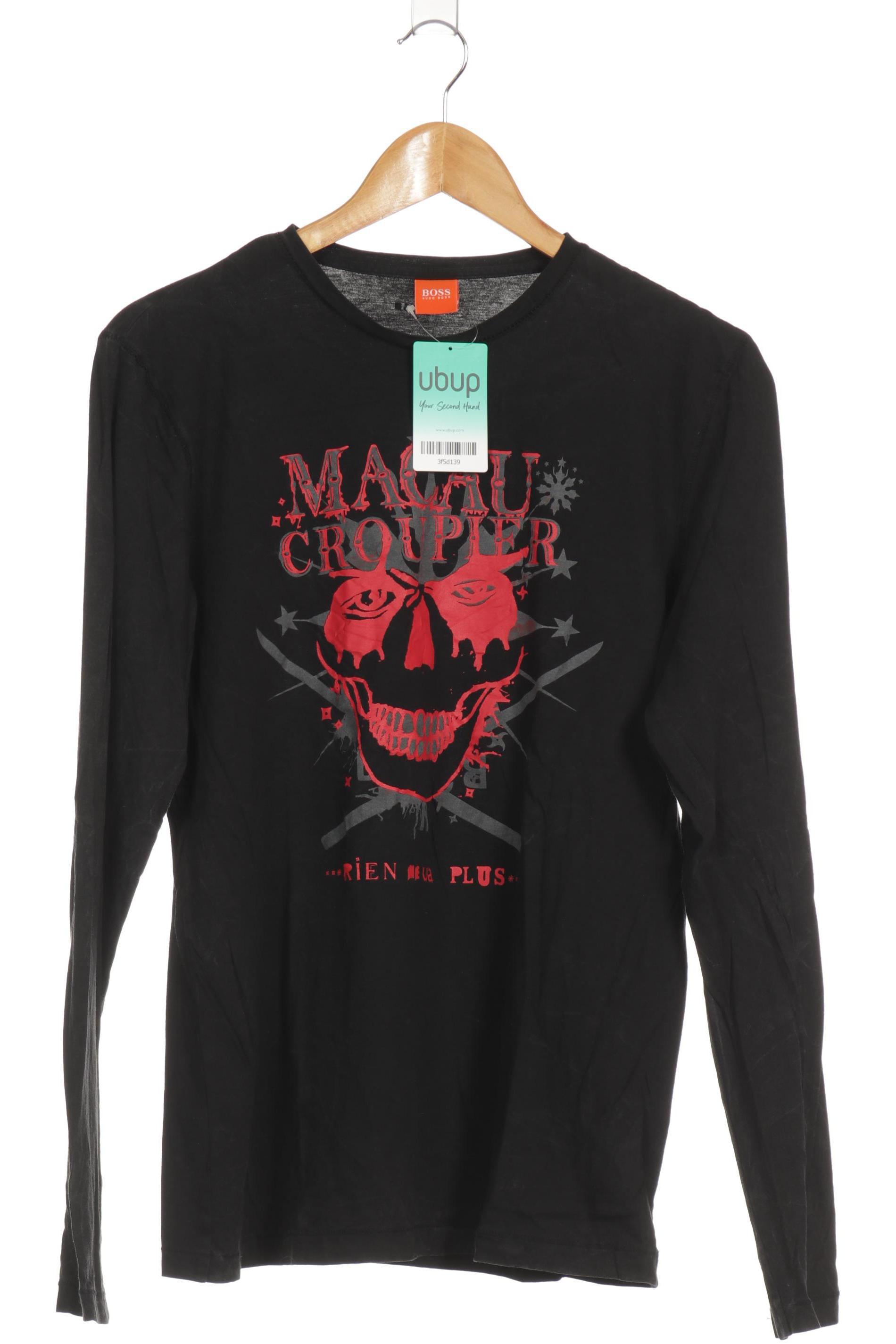 

Boss Orange Herren Langarmshirt, schwarz, Gr.