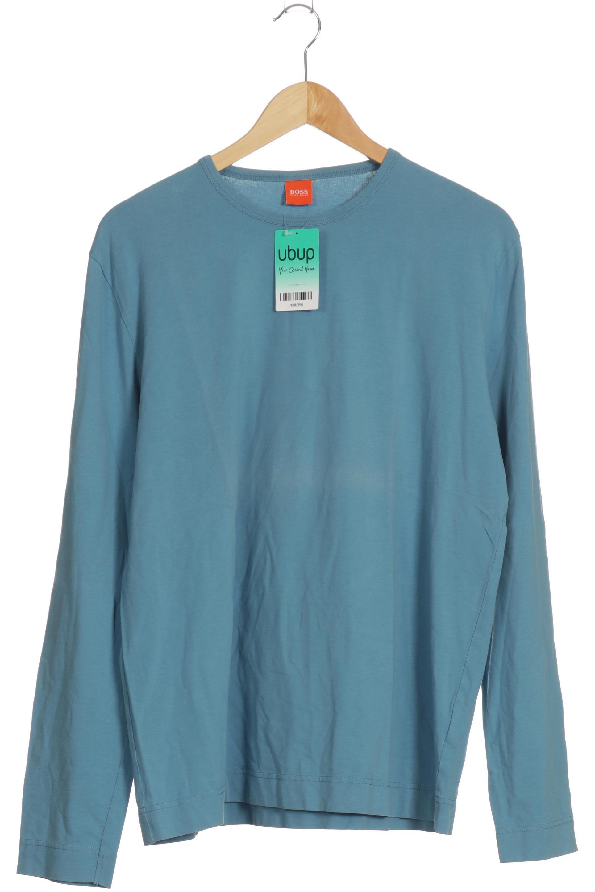 

Boss Orange Herren Langarmshirt, blau, Gr.