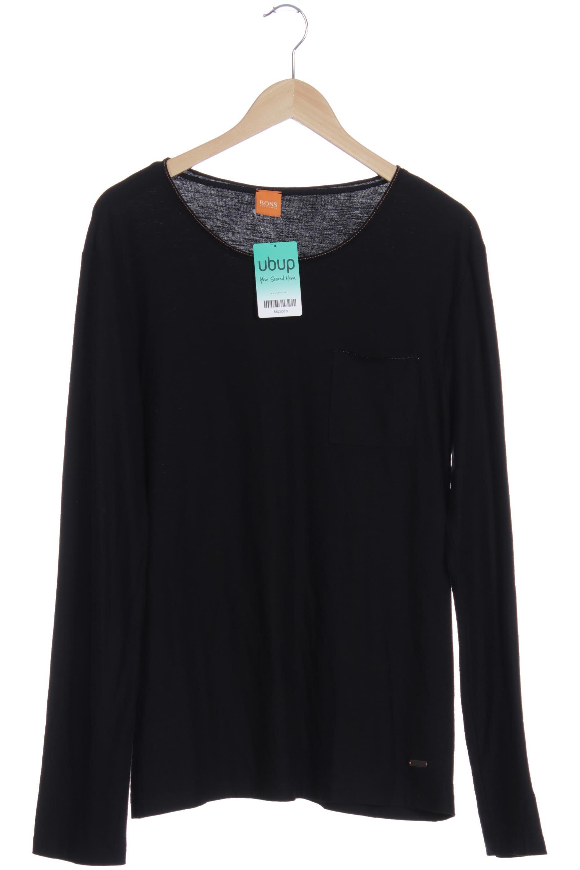 

Boss Orange Herren Langarmshirt, schwarz, Gr.