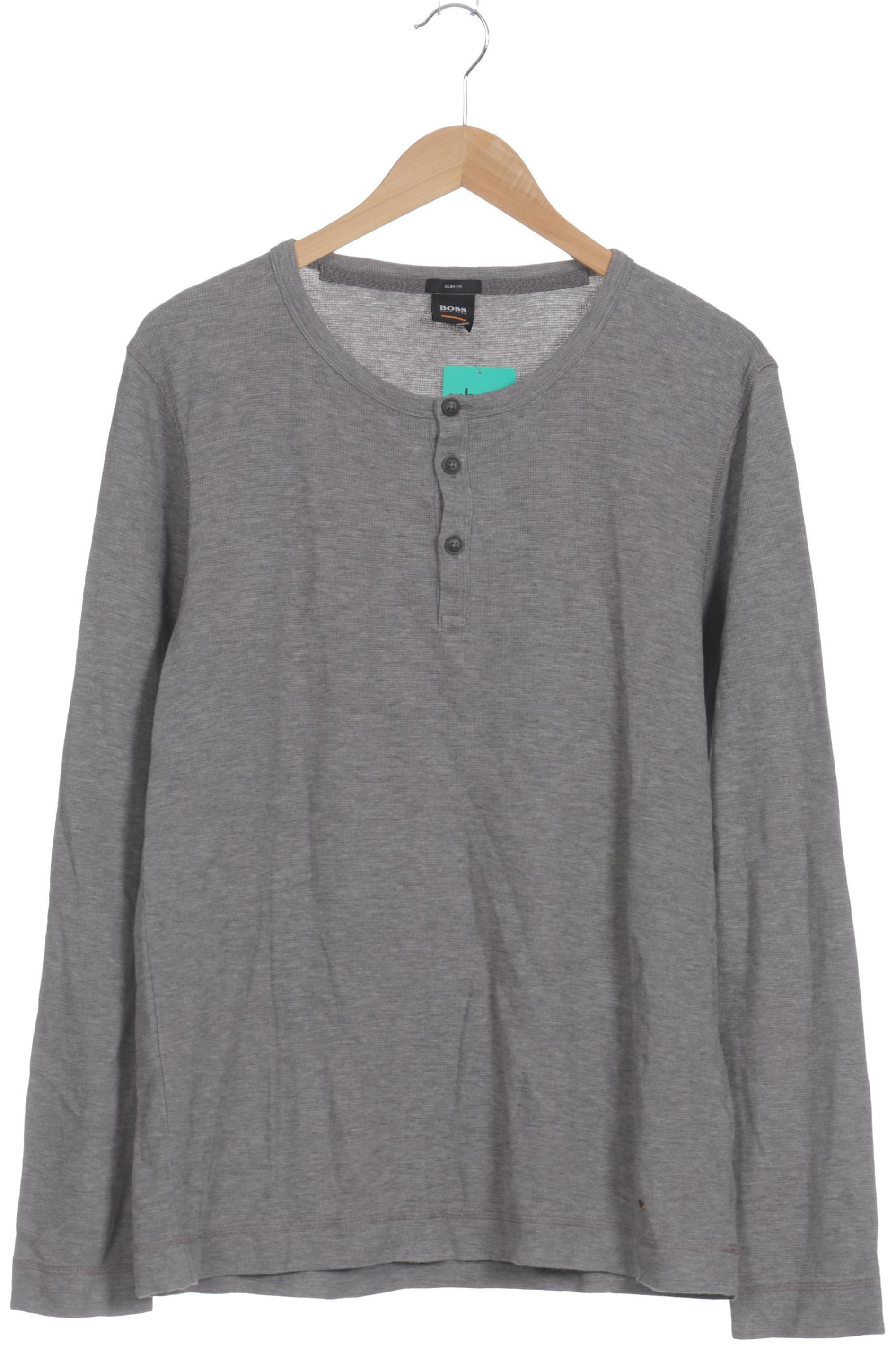 

Boss Orange Herren Langarmshirt, grau, Gr.