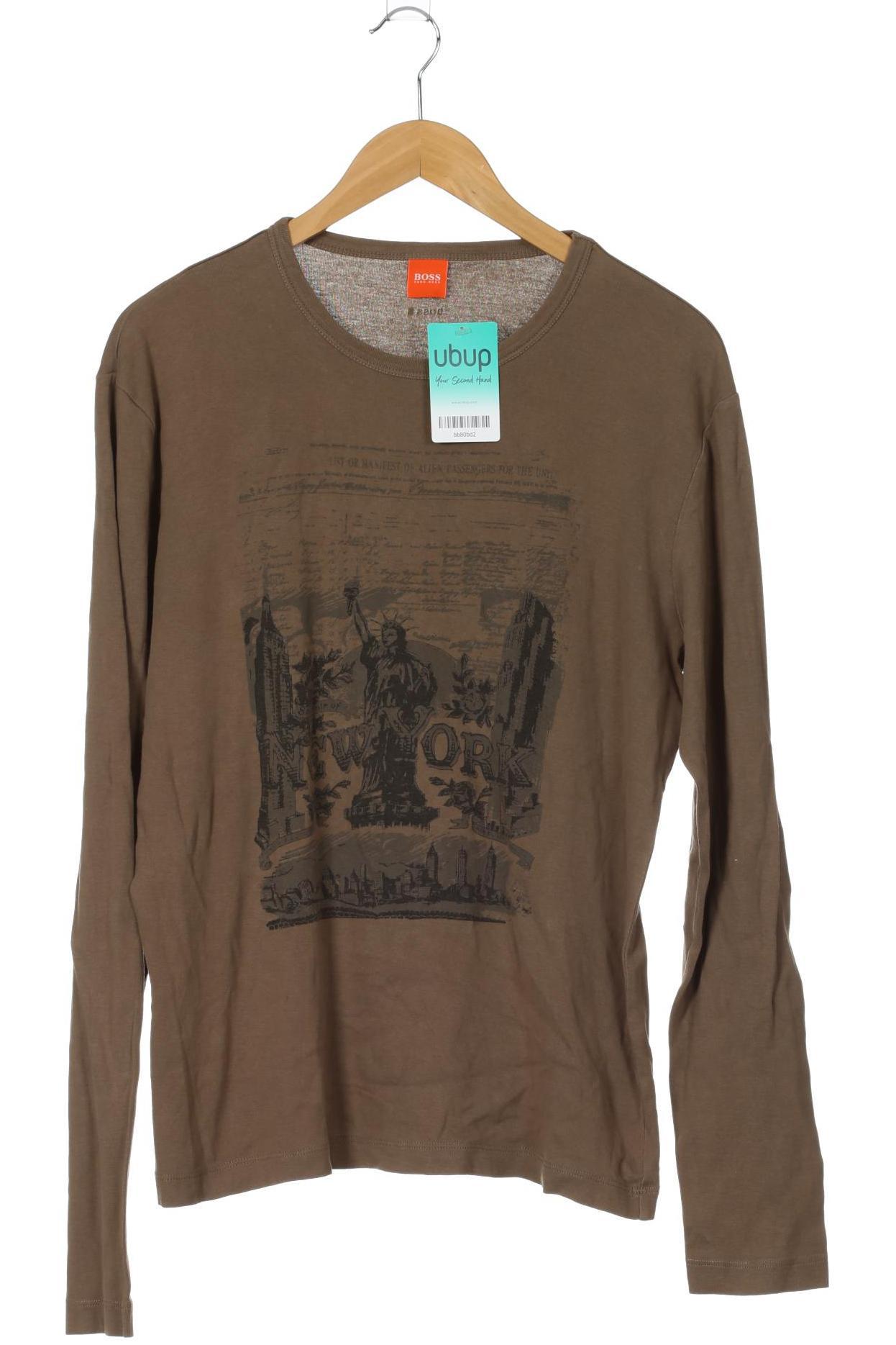 

Boss Orange Herren Langarmshirt, braun, Gr.