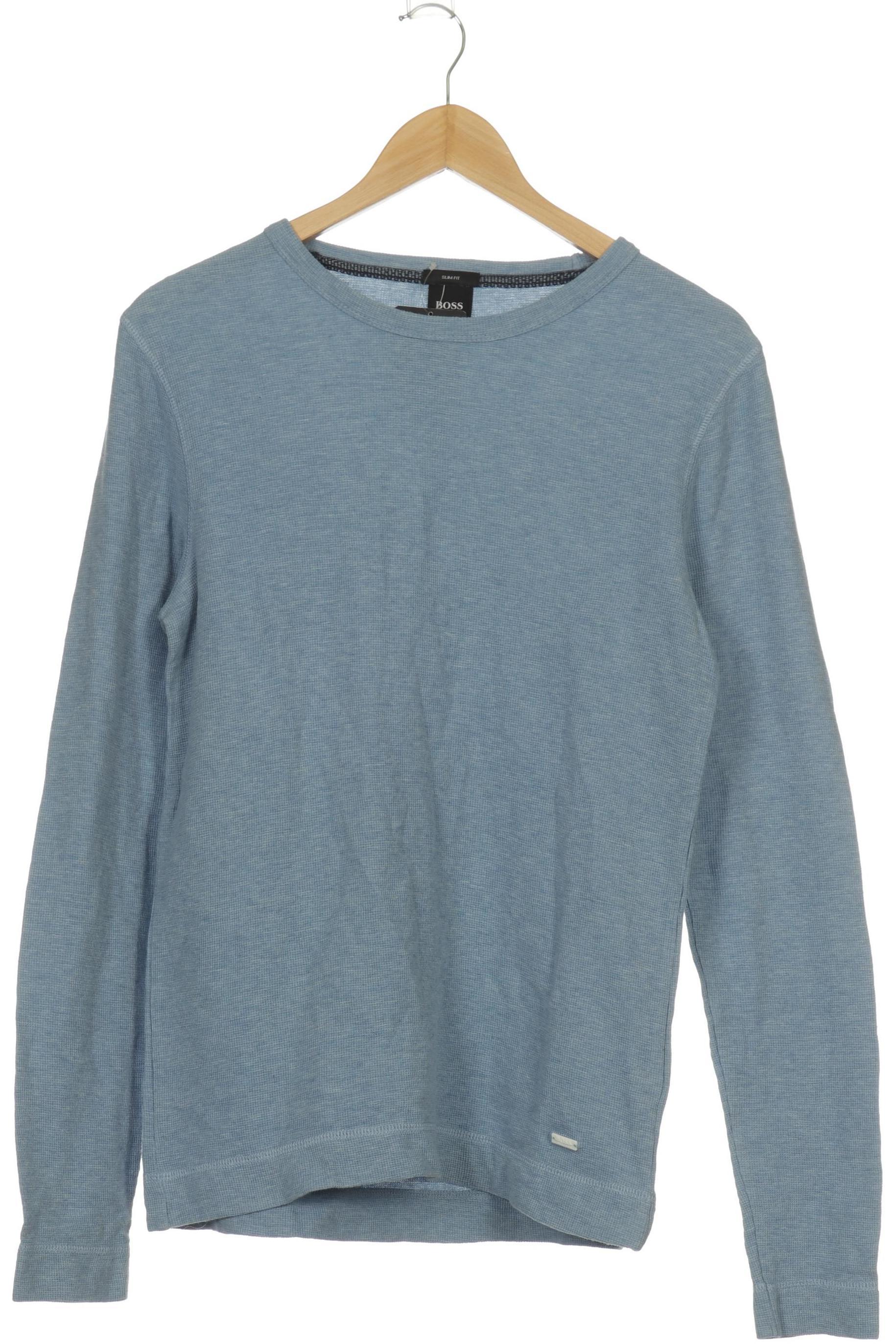 

Boss Orange Herren Langarmshirt, blau, Gr.