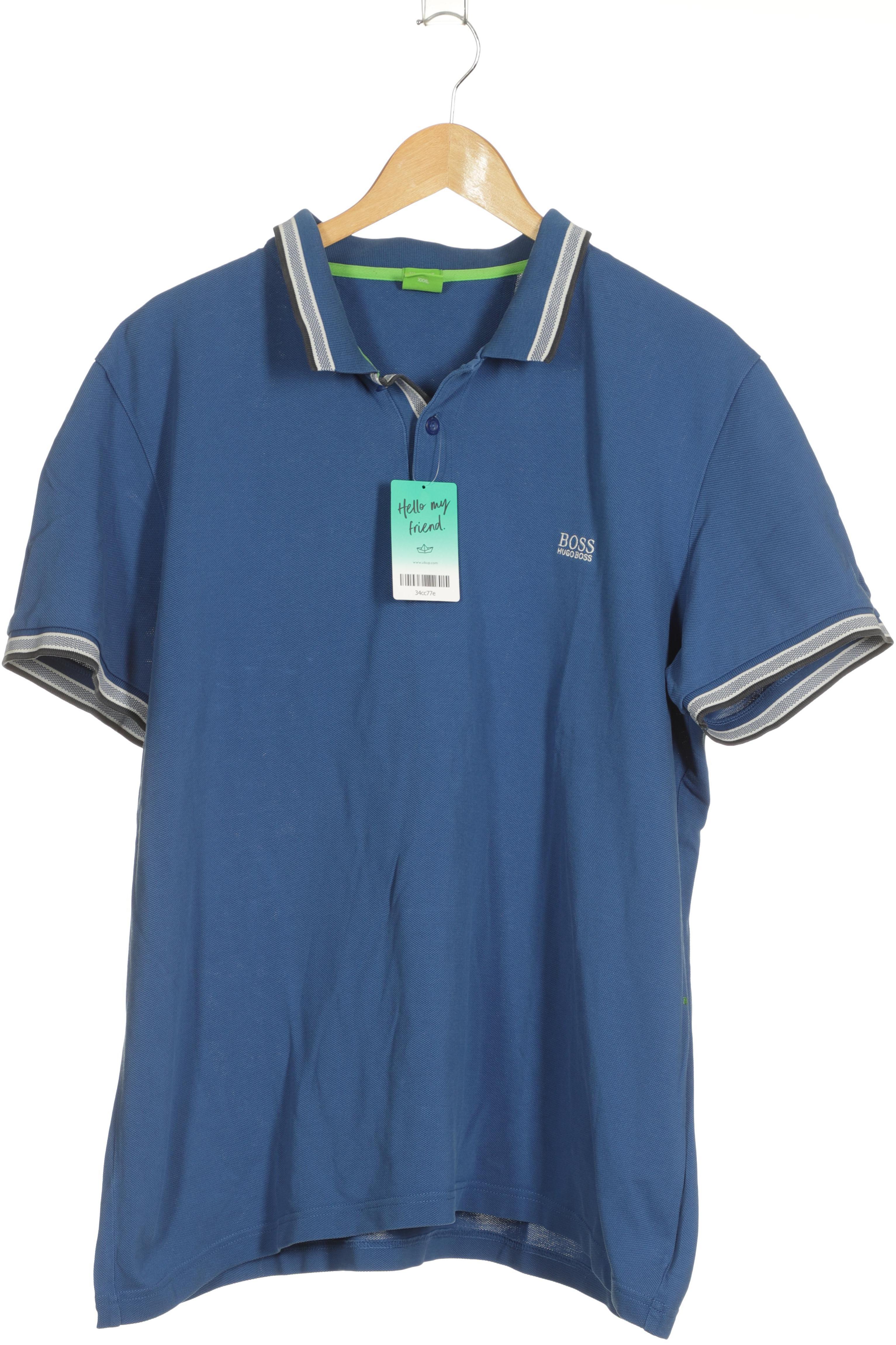 

Boss Green Herren Poloshirt, blau, Gr.