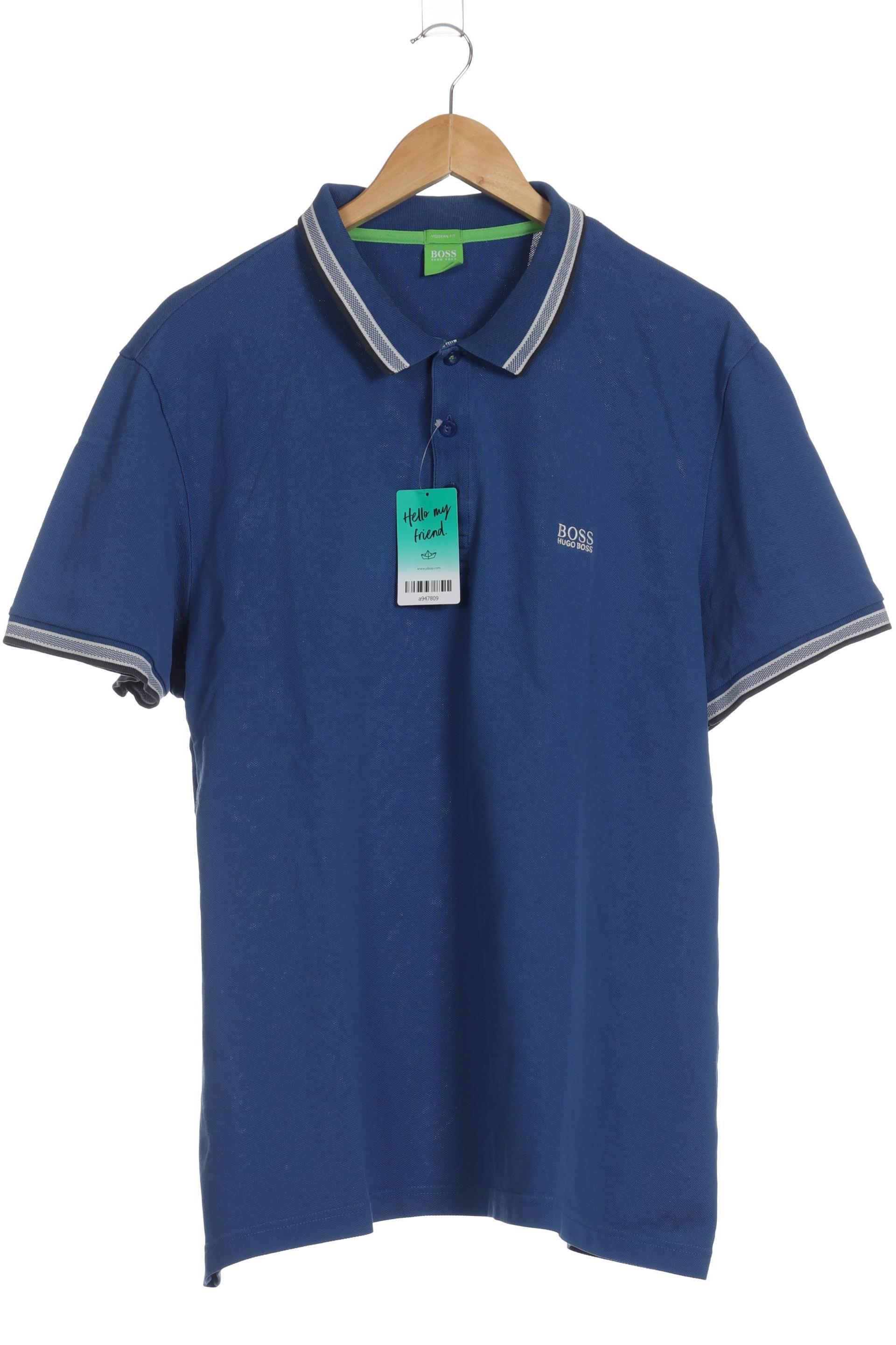 

Boss Green Herren Poloshirt, blau, Gr.