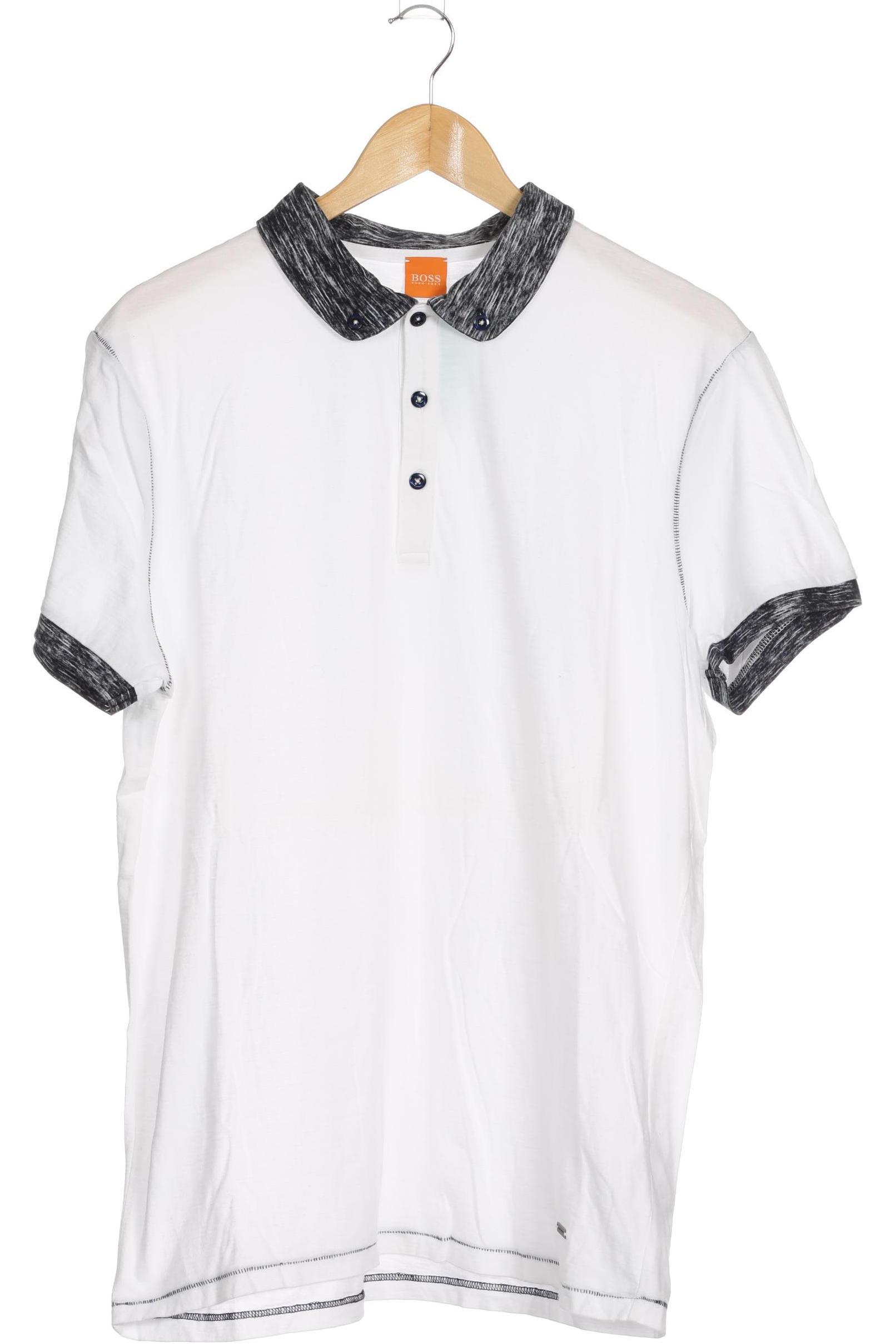 Thumbnail - Boss Orange Herren Poloshirt, weiß, Gr.