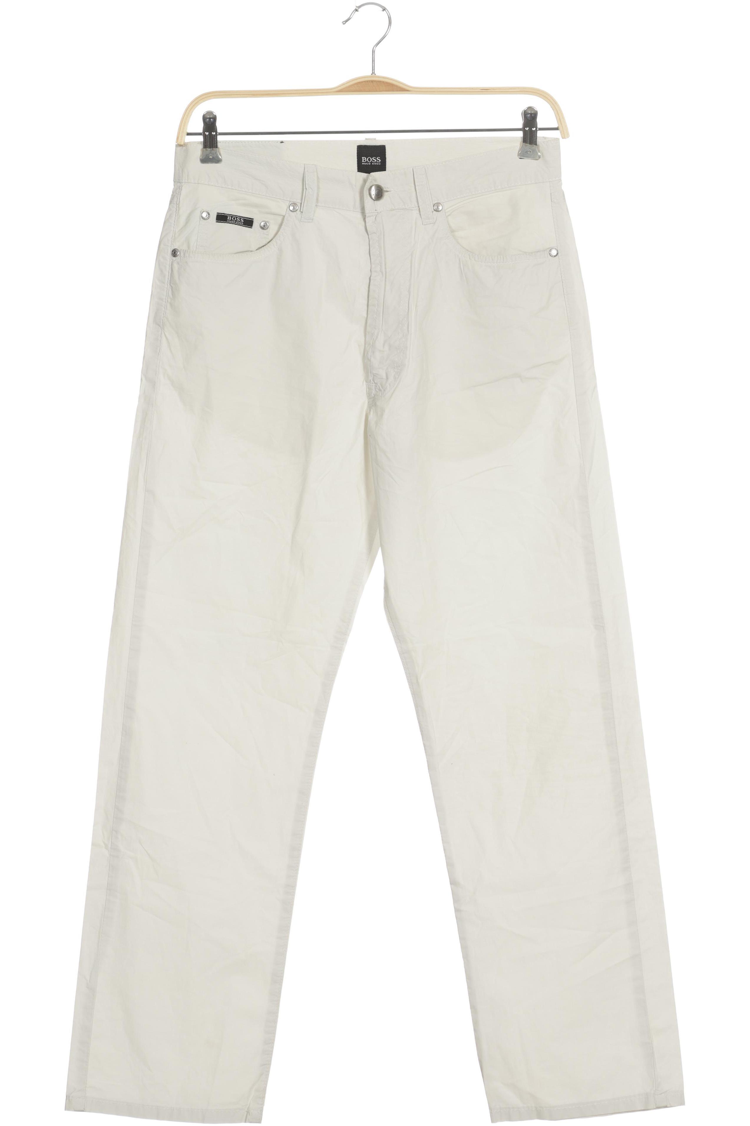 

Boss by Hugo Boss Herren Stoffhose, weiß, Gr. 32