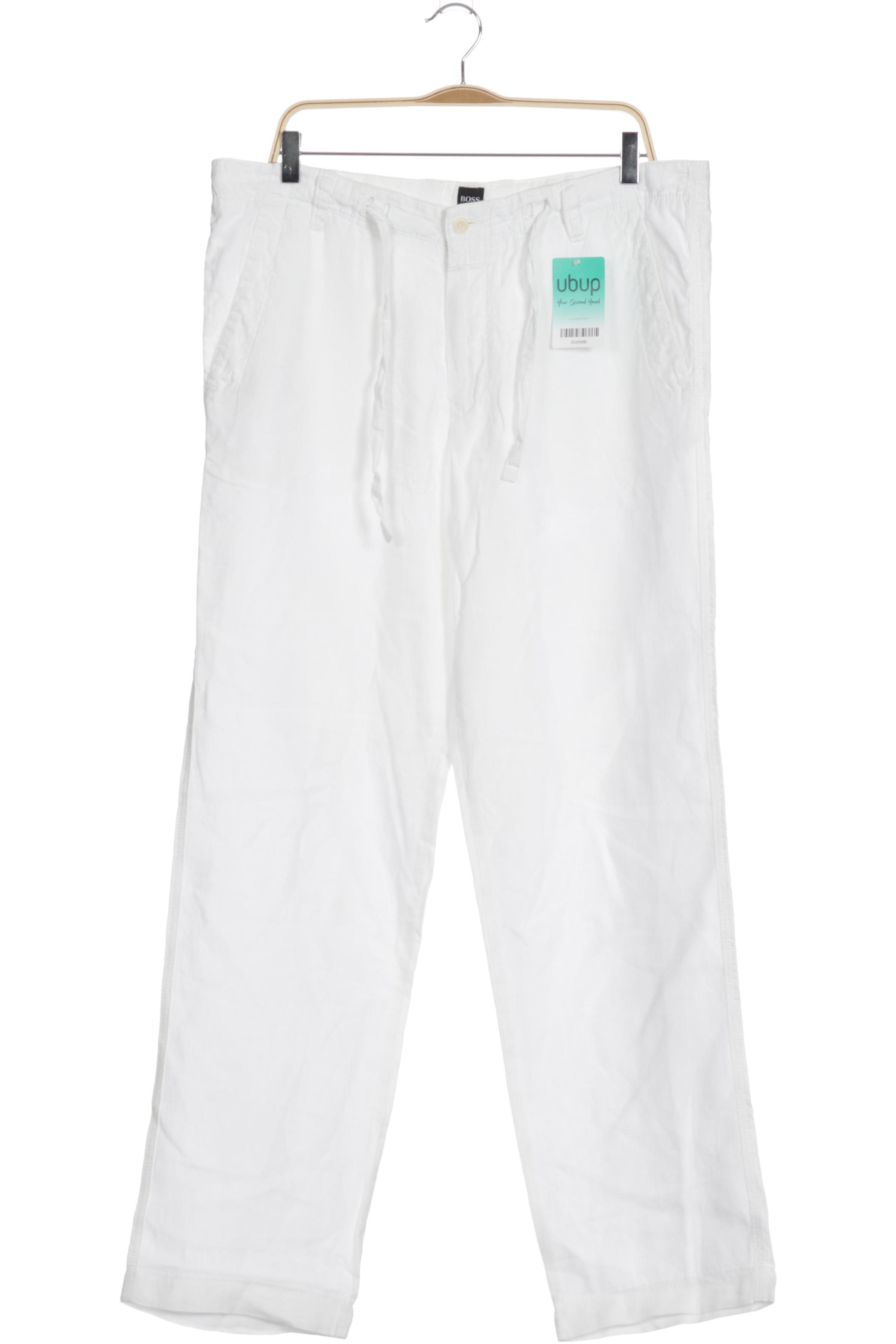 

Boss by Hugo Boss Herren Stoffhose, weiß, Gr. 52
