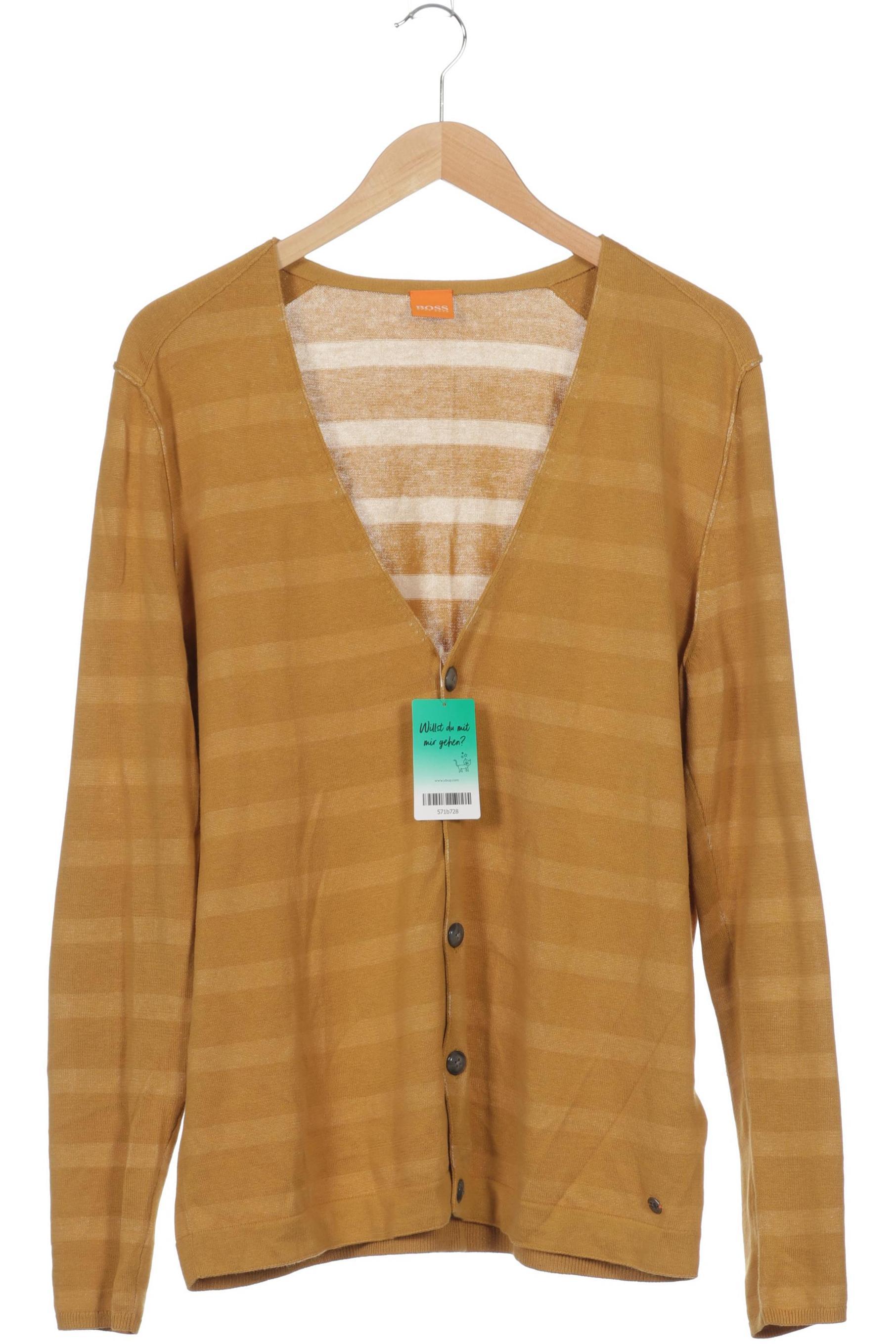 

Boss Orange Herren Strickjacke, gelb, Gr.