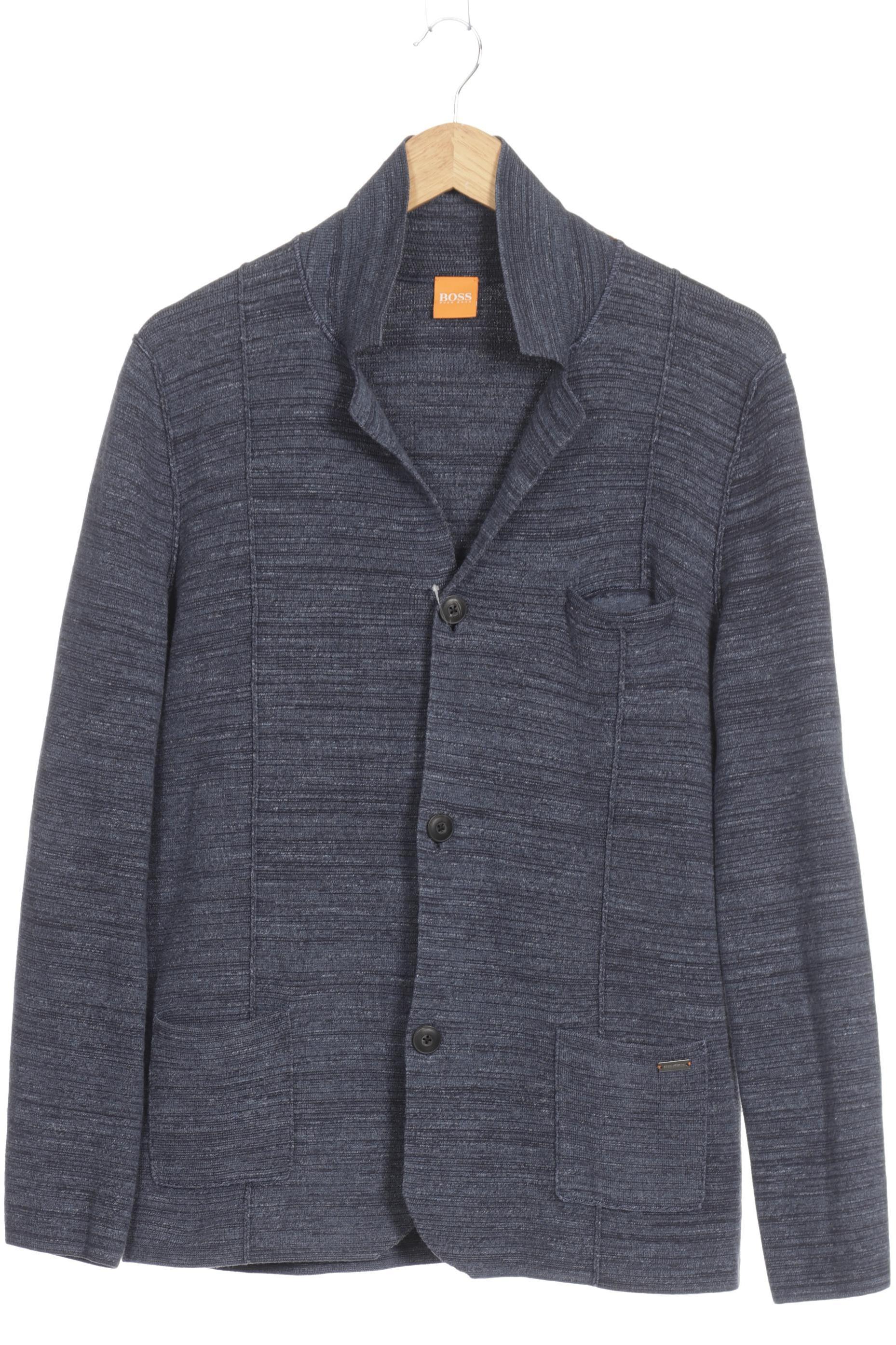 

Boss Orange Herren Strickjacke, blau, Gr.
