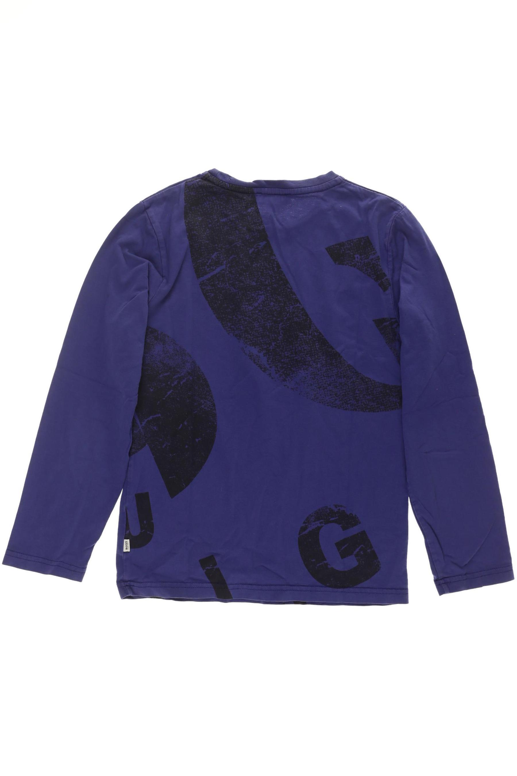 Thumbnail - Boss by Hugo Boss Jungen Langarmshirt, blau, Gr. 140