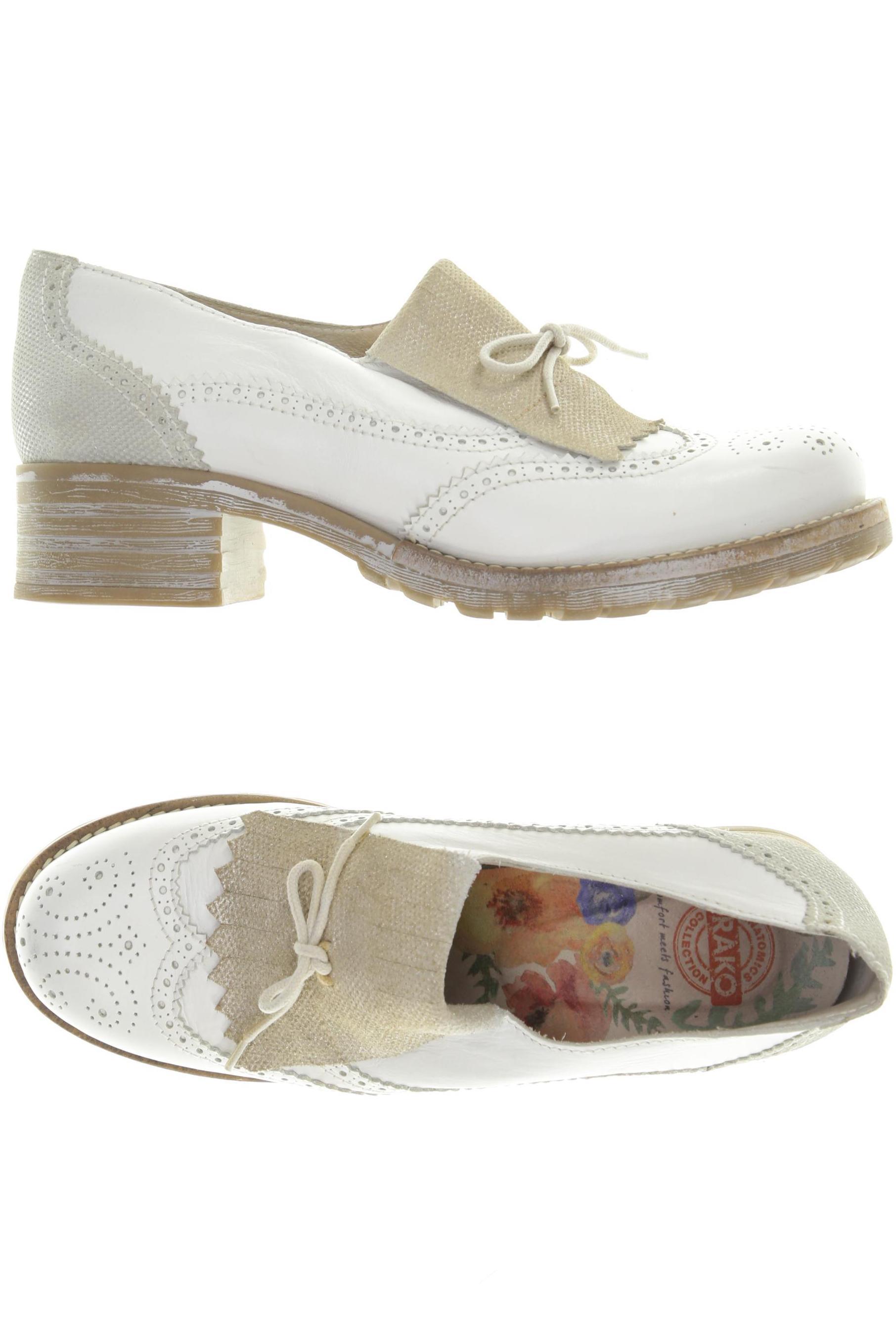 

Brako Damen Halbschuh, weiß, Gr. 42