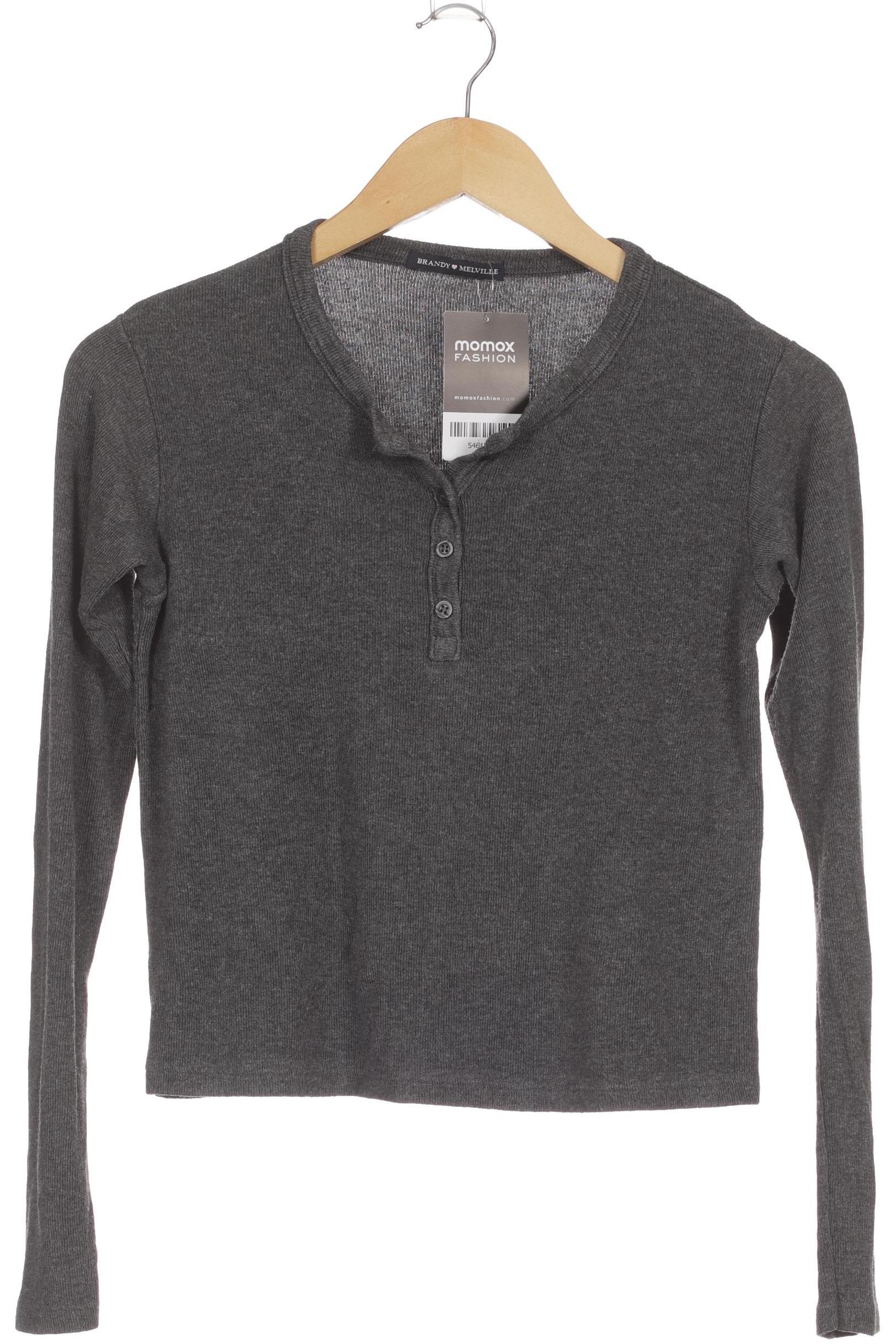 

Brandy Melville Damen Langarmshirt, grau, Gr.