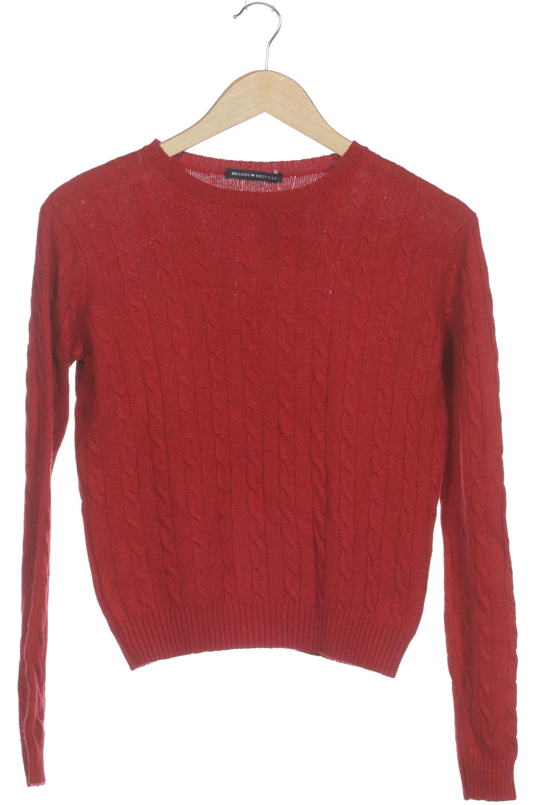 

Brandy Melville Damen Pullover, rot, Gr.