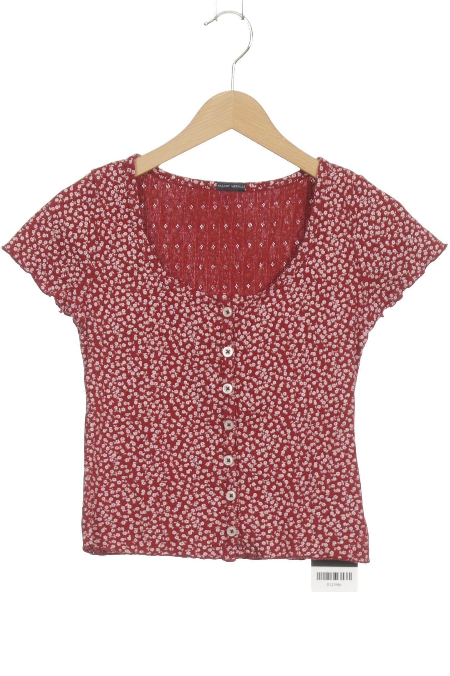 

Brandy Melville Damen Bluse, rot, Gr.