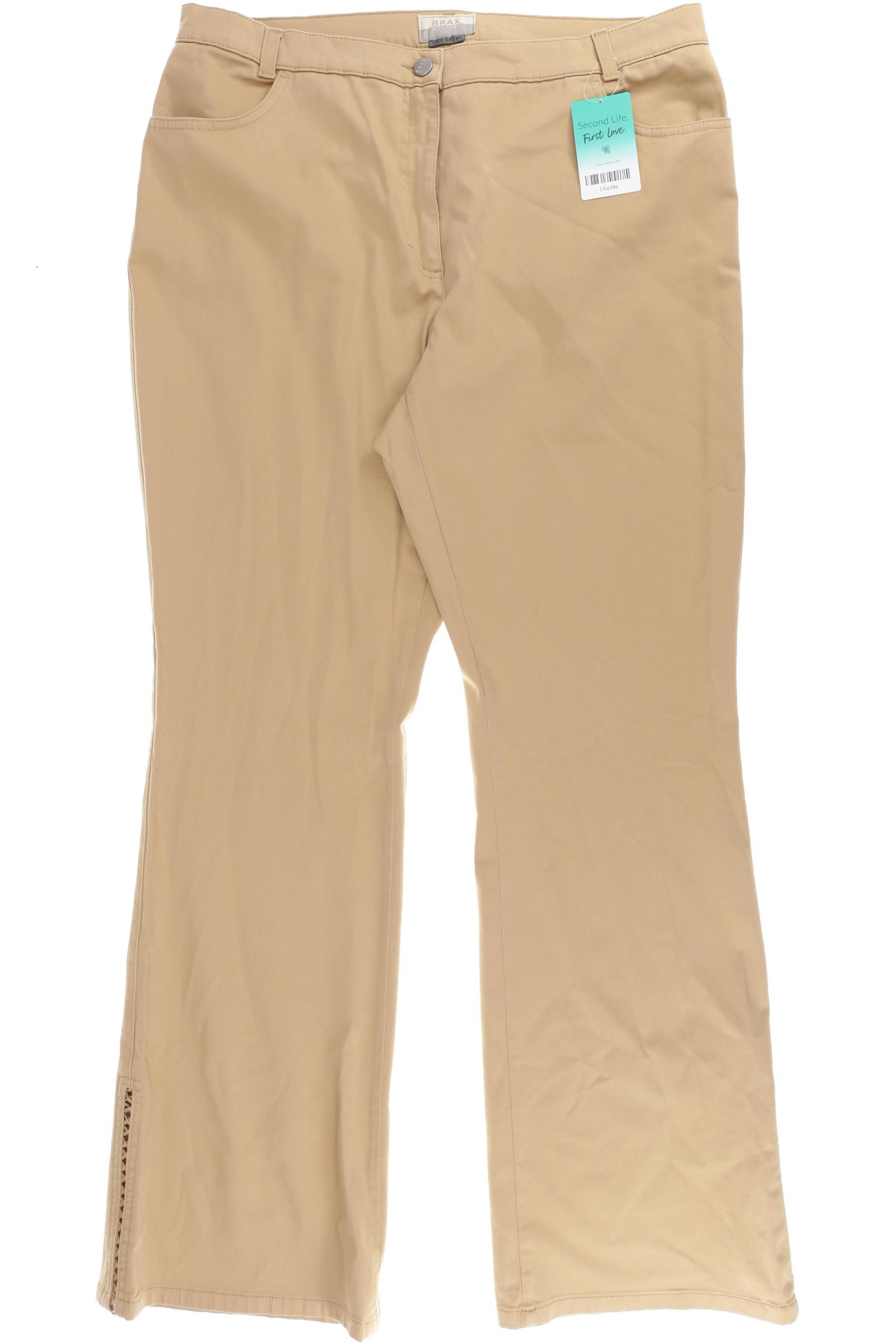 

Brax Damen Stoffhose, beige, Gr. 48