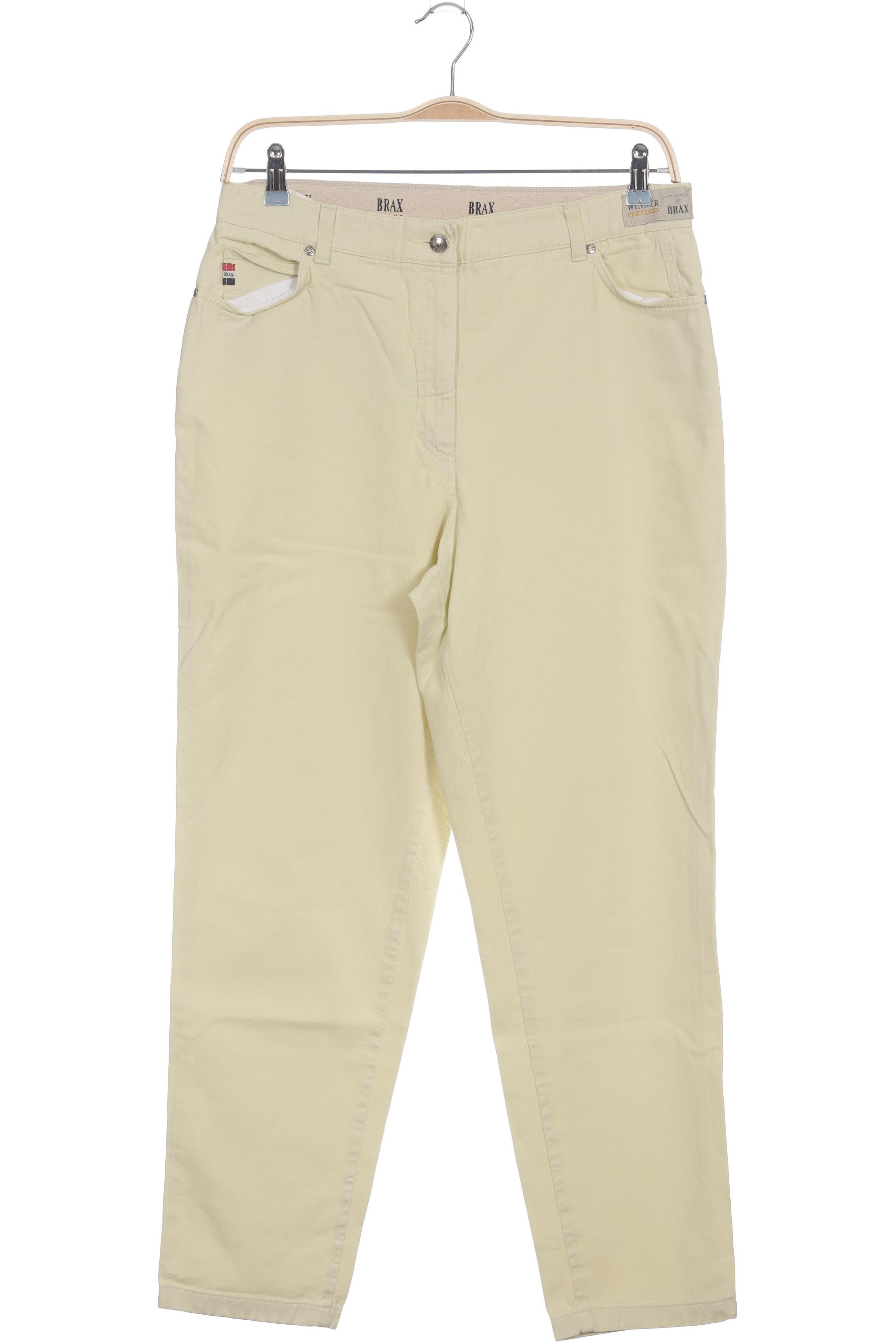 

Brax Damen Jeans, gelb, Gr. 48