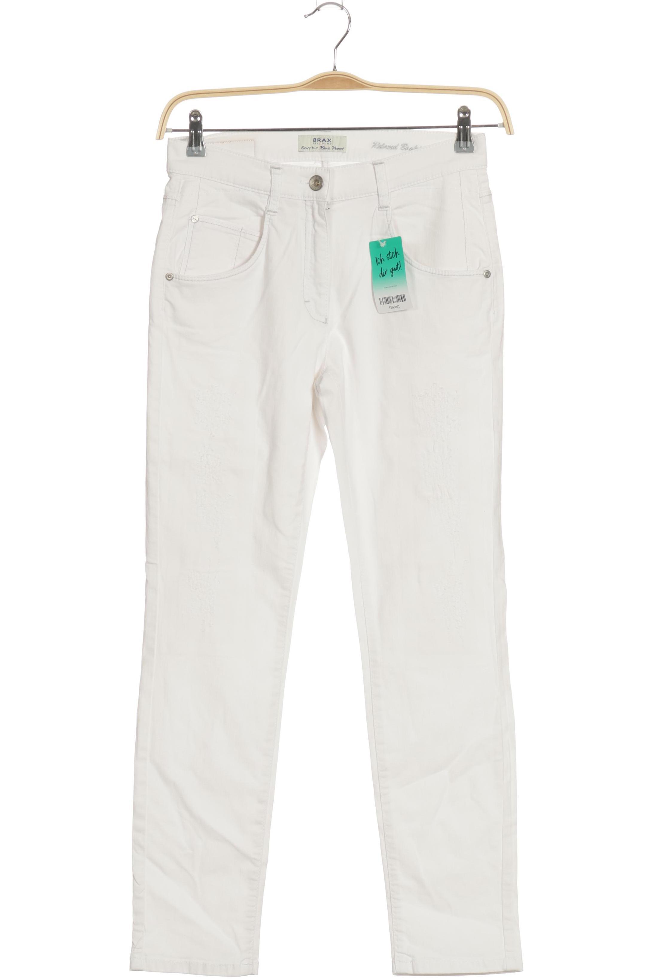 

Brax Damen Jeans, weiß, Gr. 34