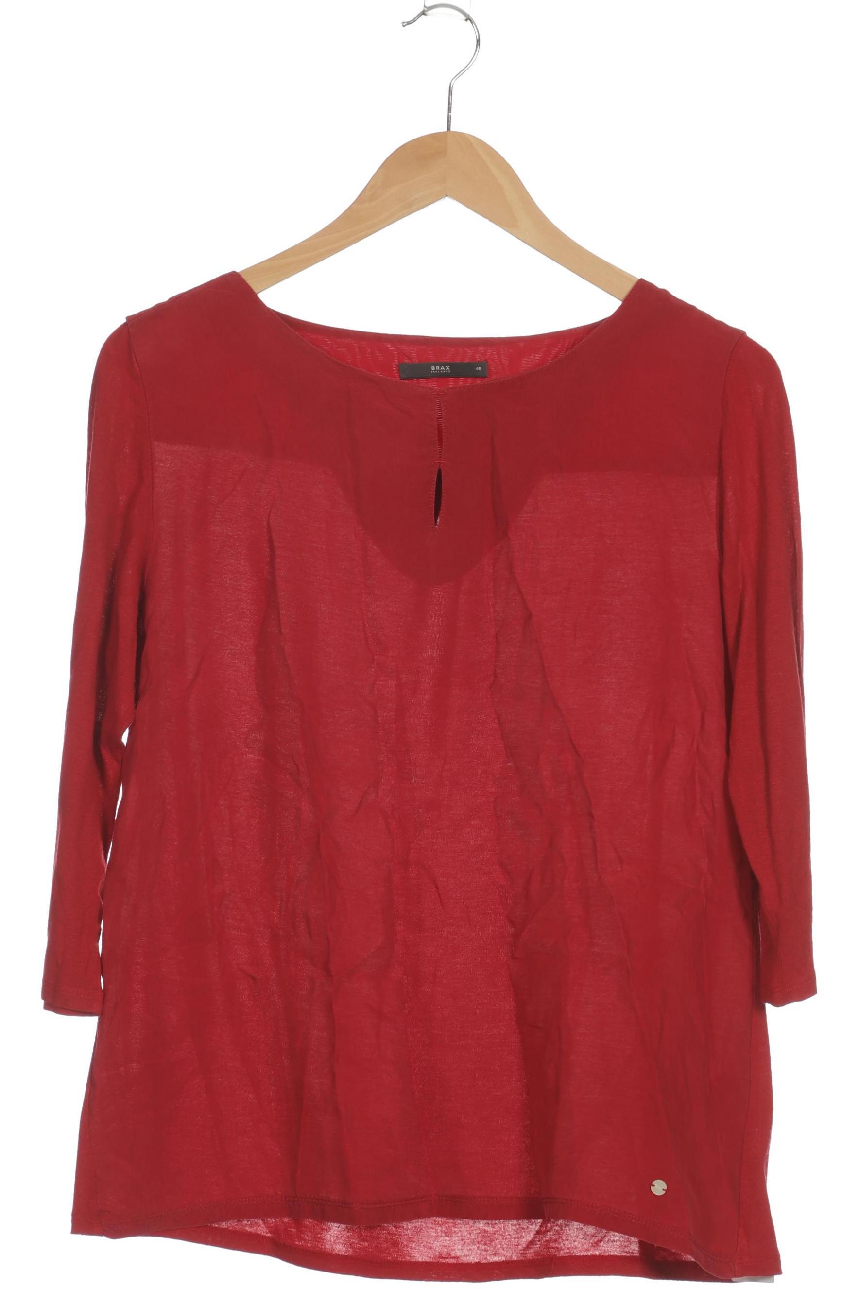 

Brax Damen Langarmshirt, rot, Gr. 40