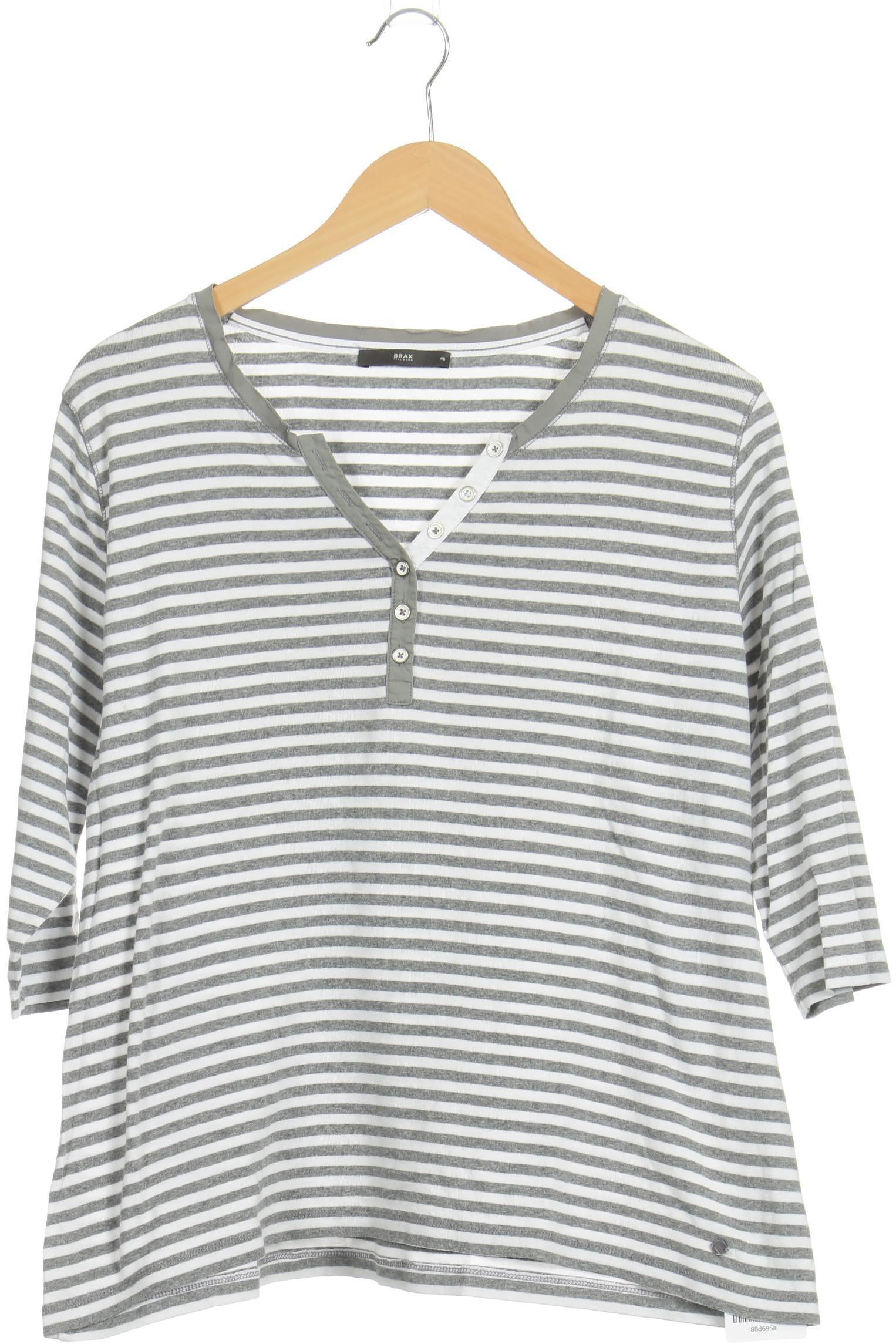 

Brax Damen Langarmshirt, grau, Gr. 46