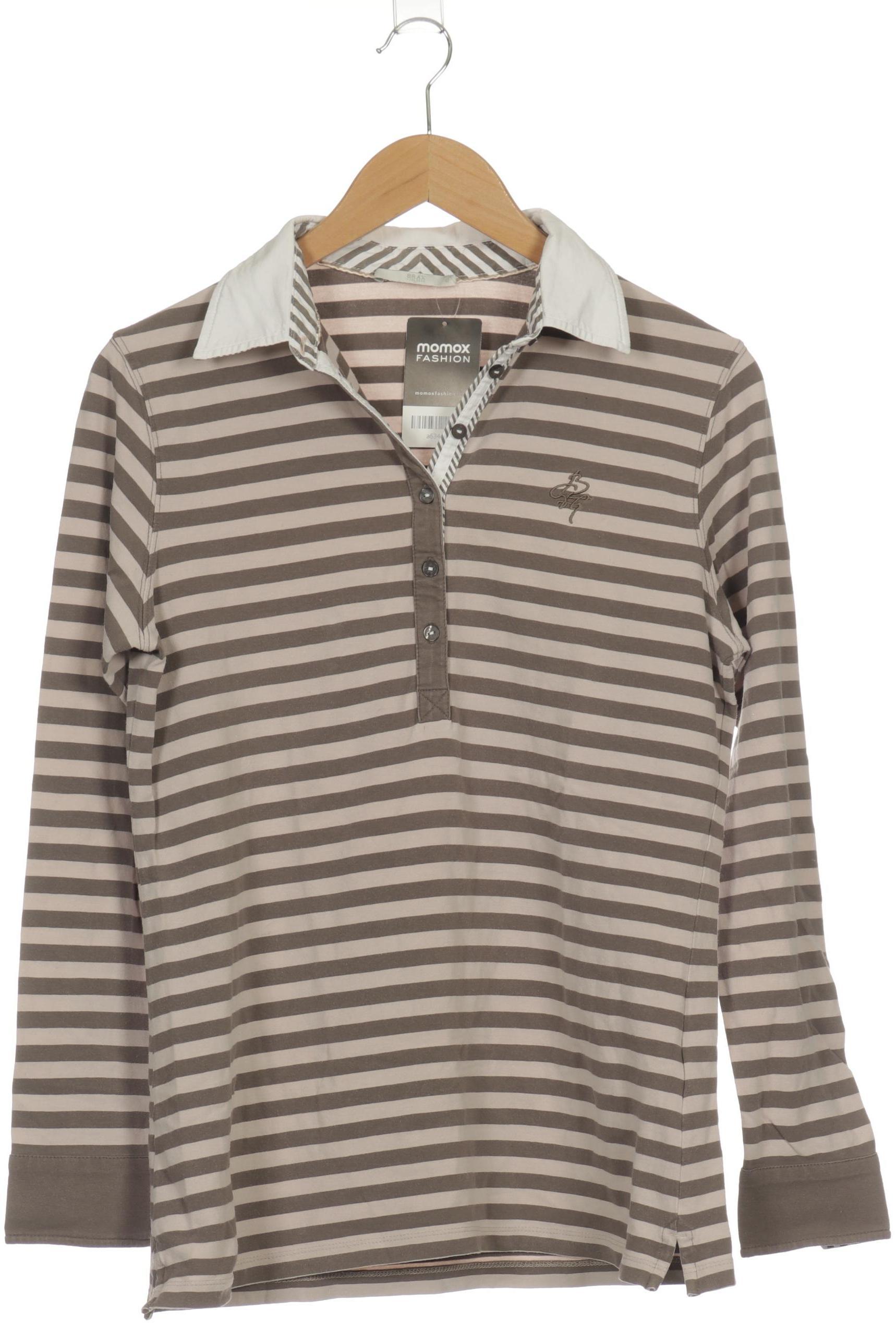 

Brax Damen Langarmshirt, beige, Gr. 42