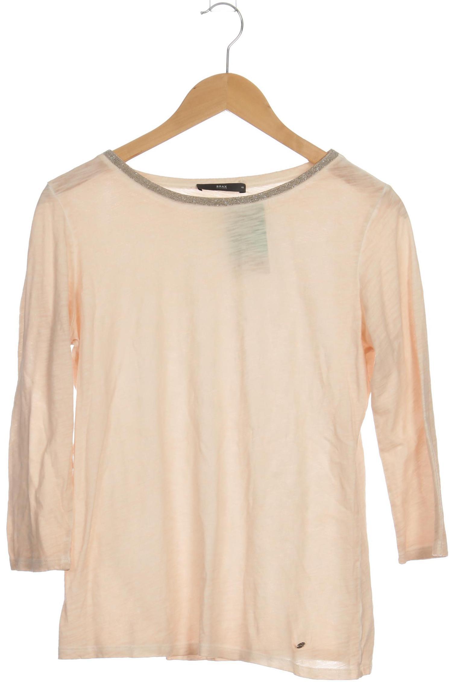 

Brax Damen Langarmshirt, beige, Gr. 40