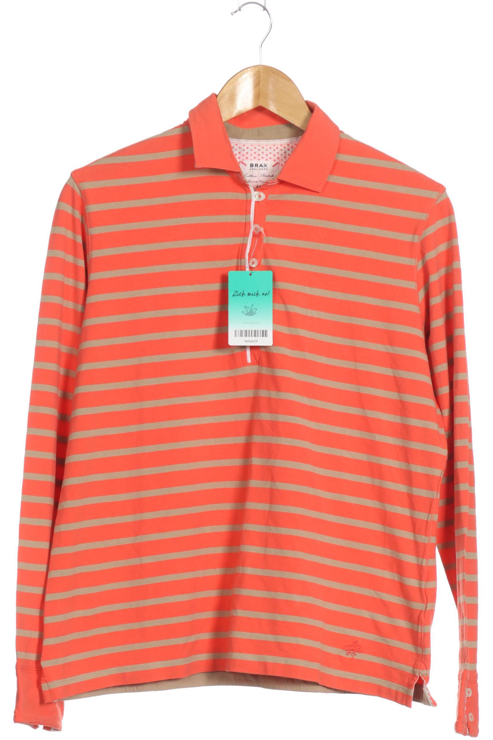 

Brax Damen Langarmshirt, orange, Gr. 44