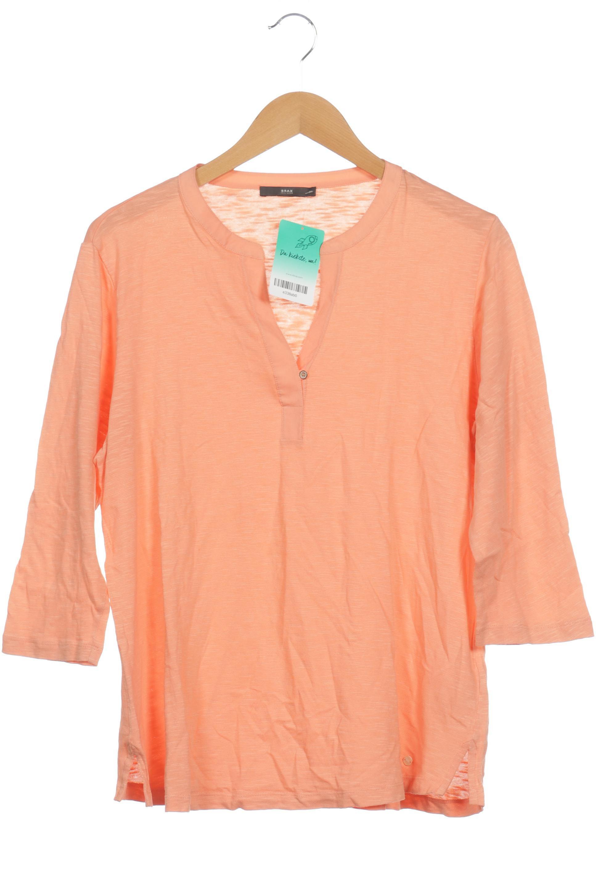 

Brax Damen Langarmshirt, orange, Gr. 44