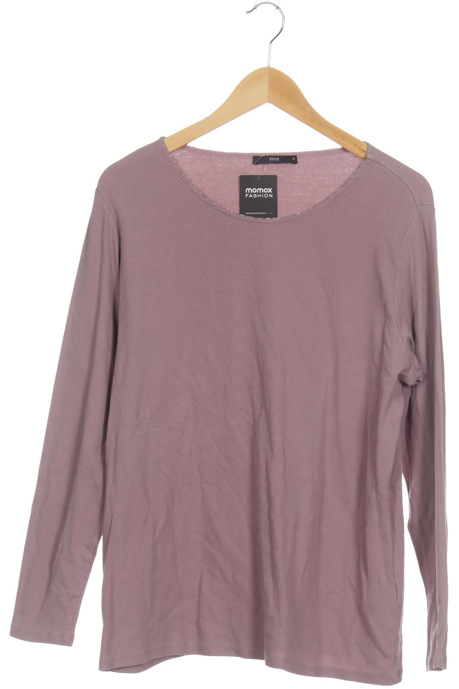 

Brax Damen Langarmshirt, lila, Gr. 48