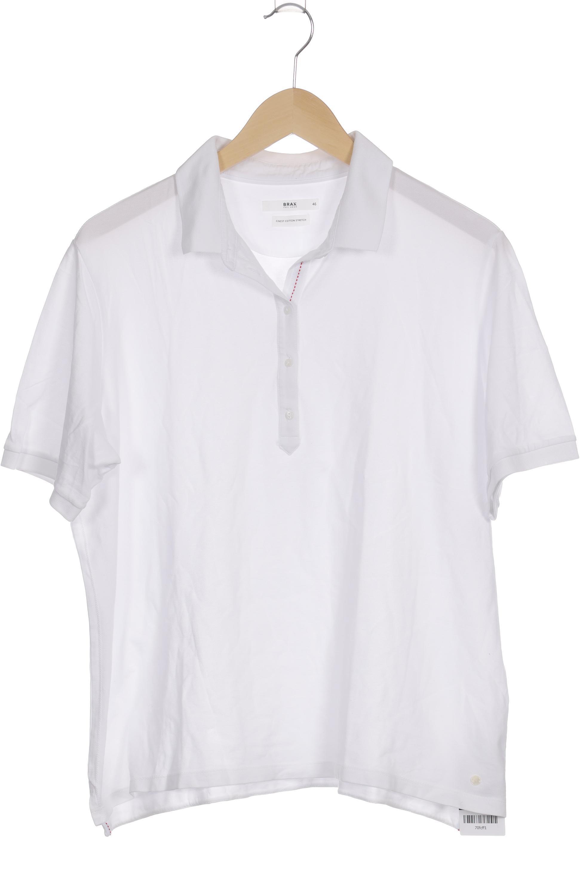 

Brax Damen Poloshirt, weiß, Gr. 46