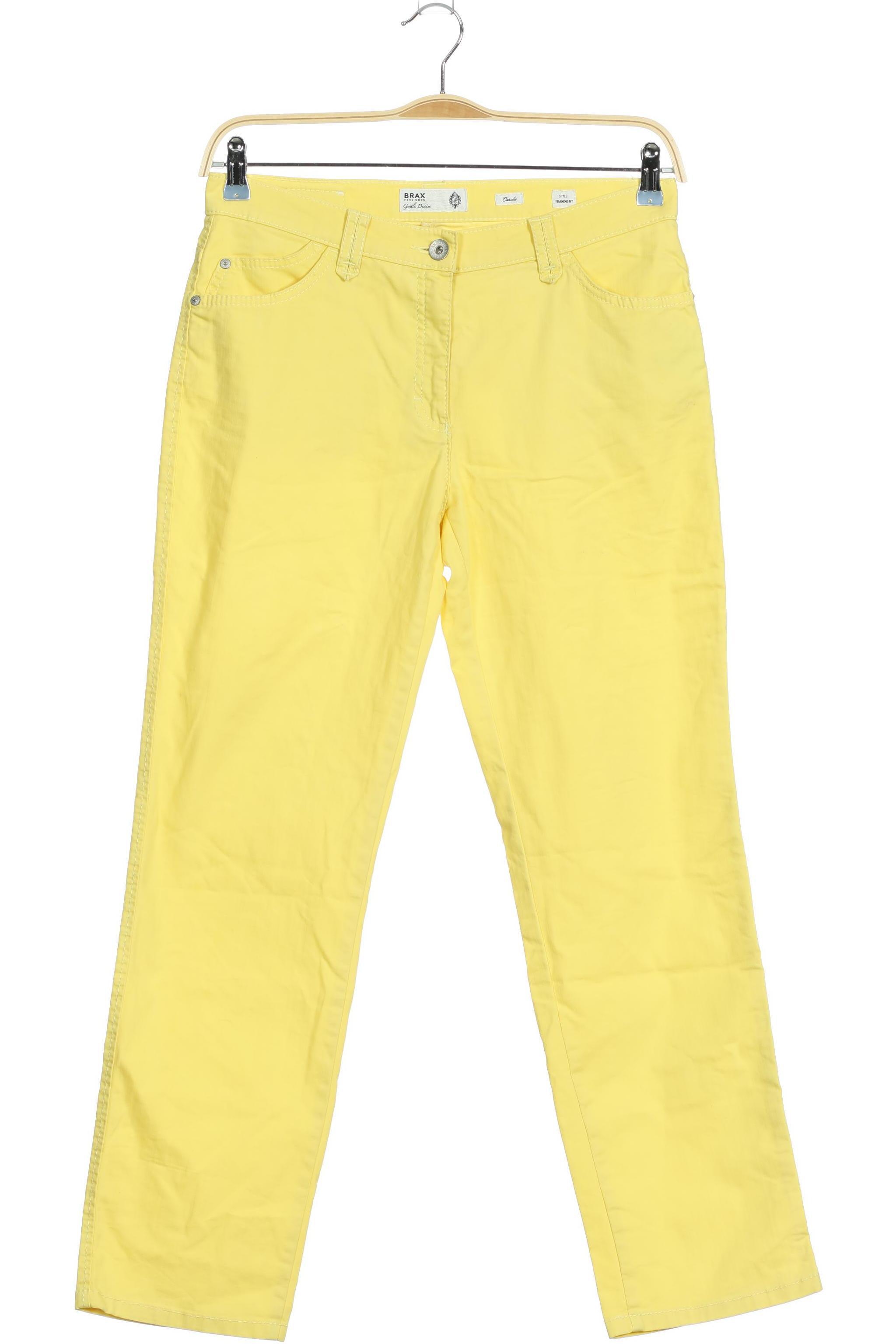 

Brax Damen Stoffhose, gelb, Gr. 40