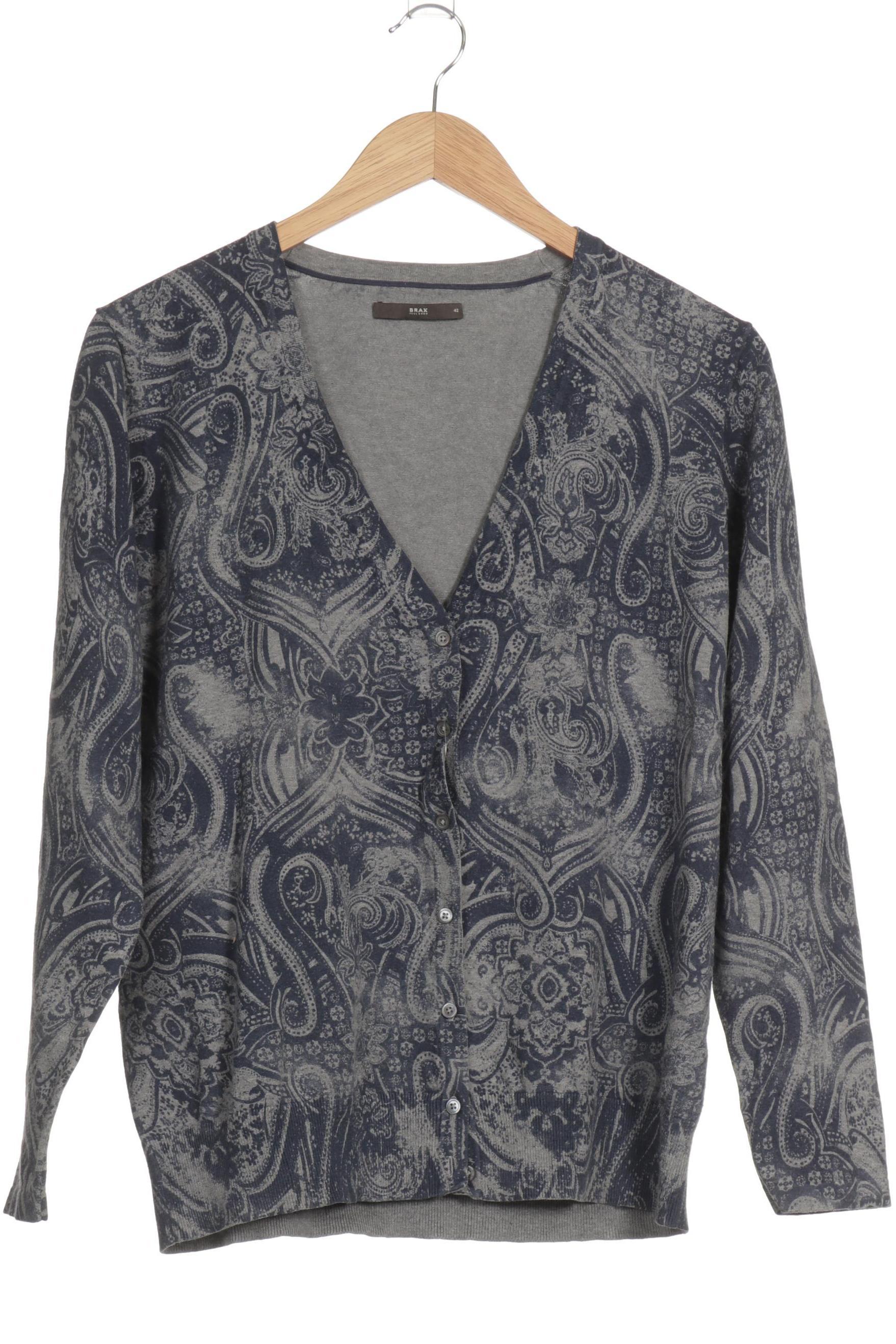 

Brax Damen Strickjacke, blau, Gr. 42