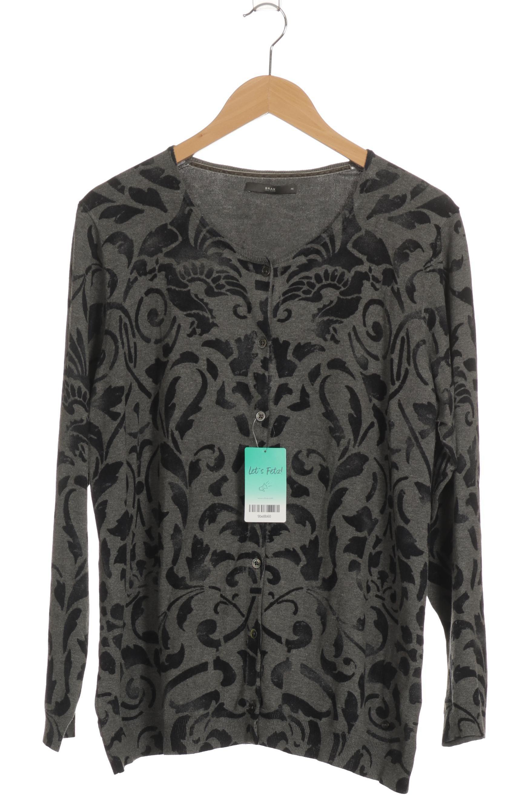 

Brax Damen Strickjacke, grau, Gr. 46