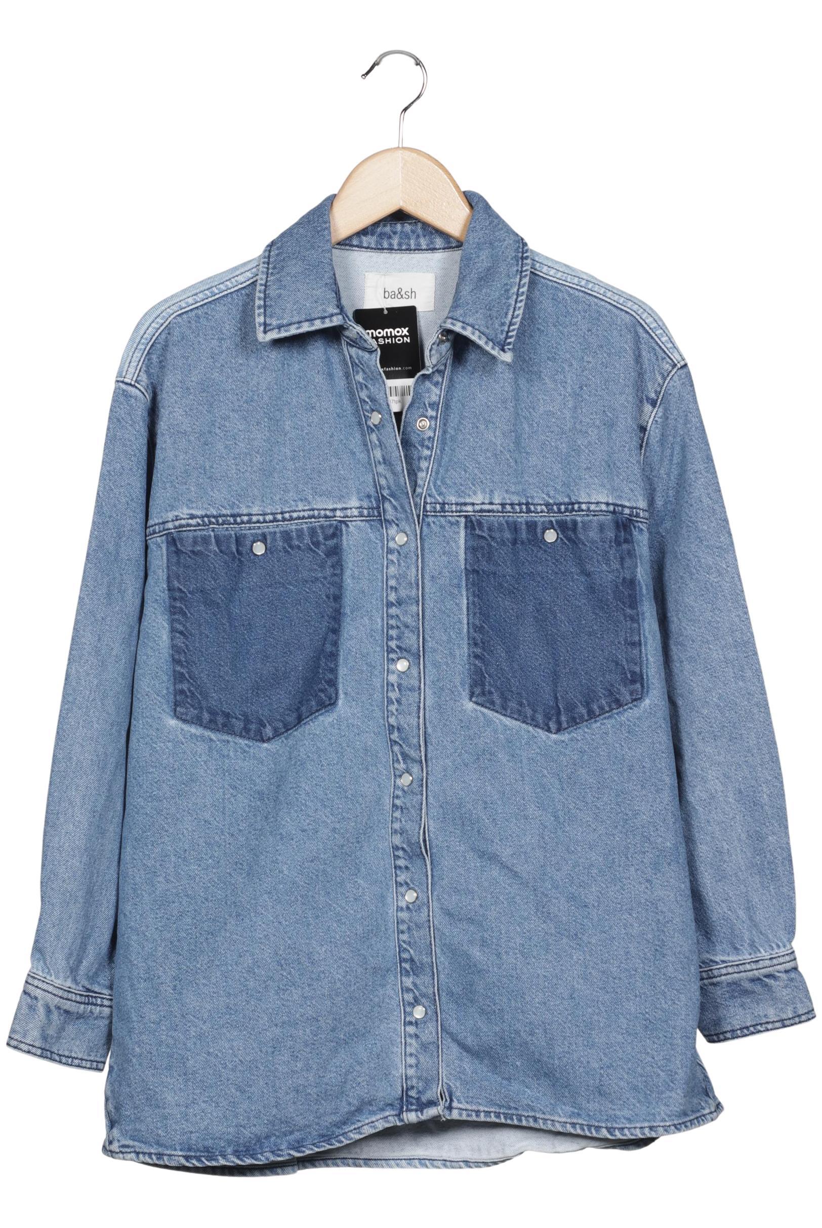 

ba&sh Damen Jacke, hellblau, Gr. 34