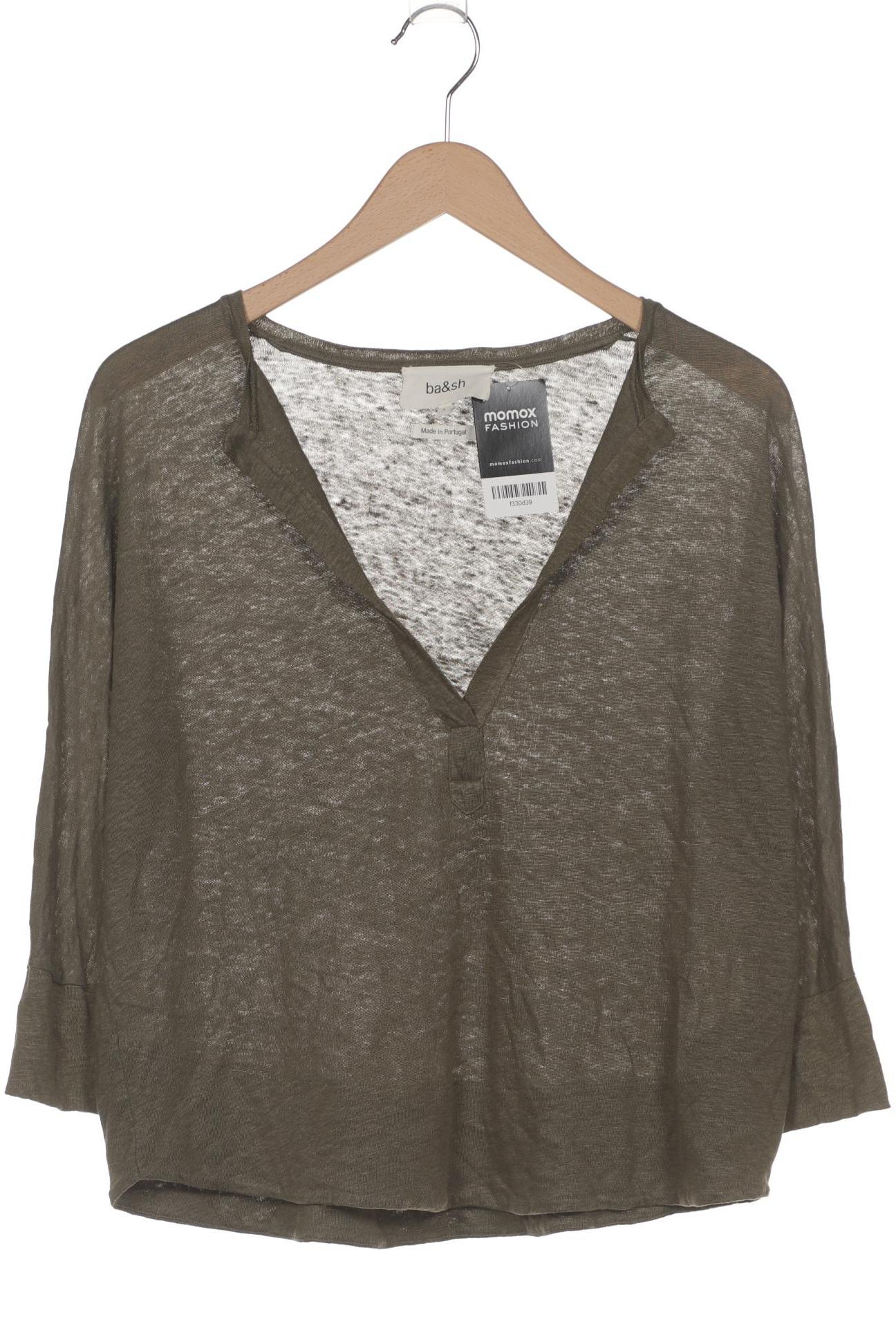 

ba&sh Damen Langarmshirt, grün, Gr. 34