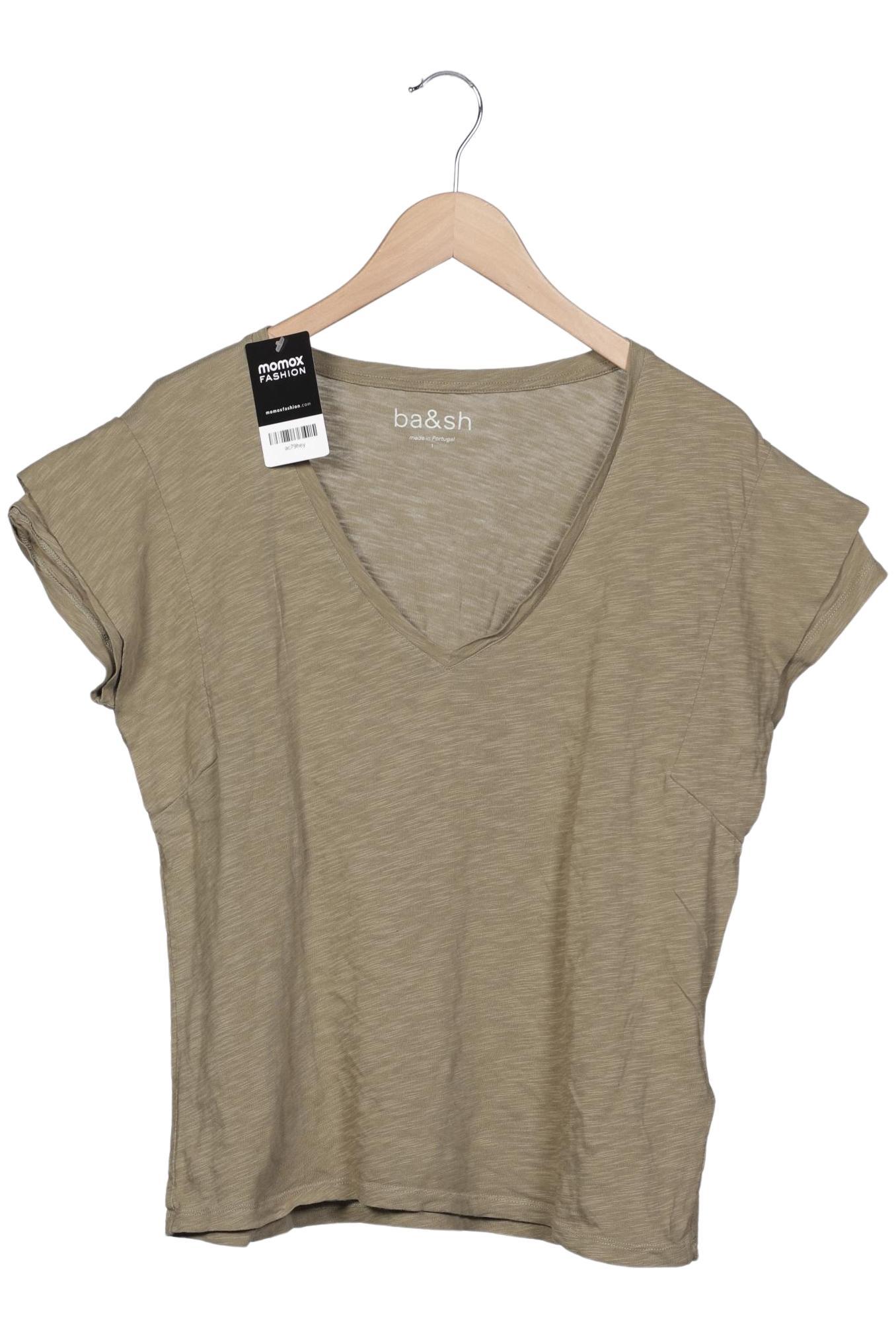 

ba&sh Damen T-Shirt, grün, Gr. 34