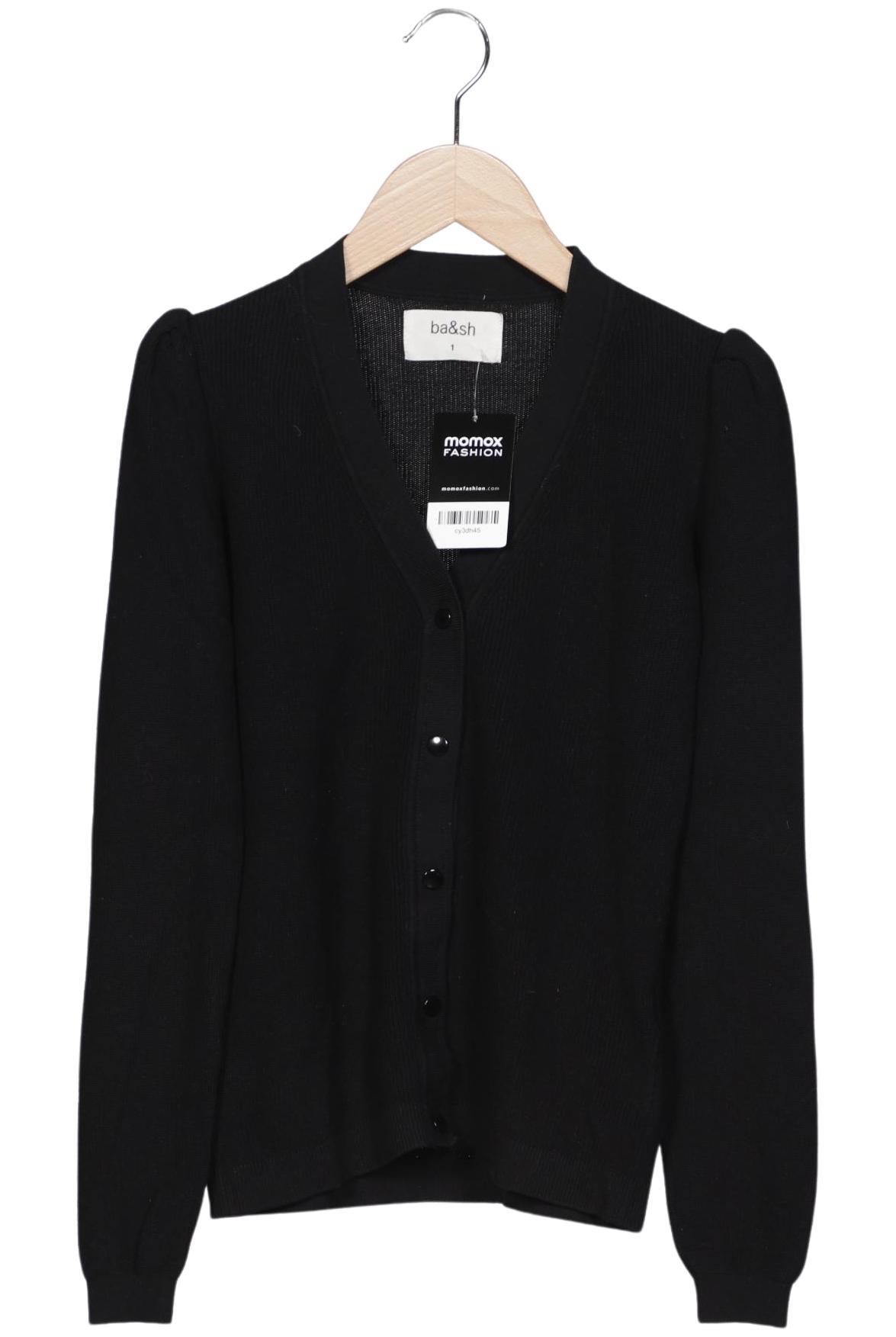 

ba&sh Damen Strickjacke, schwarz, Gr. 34