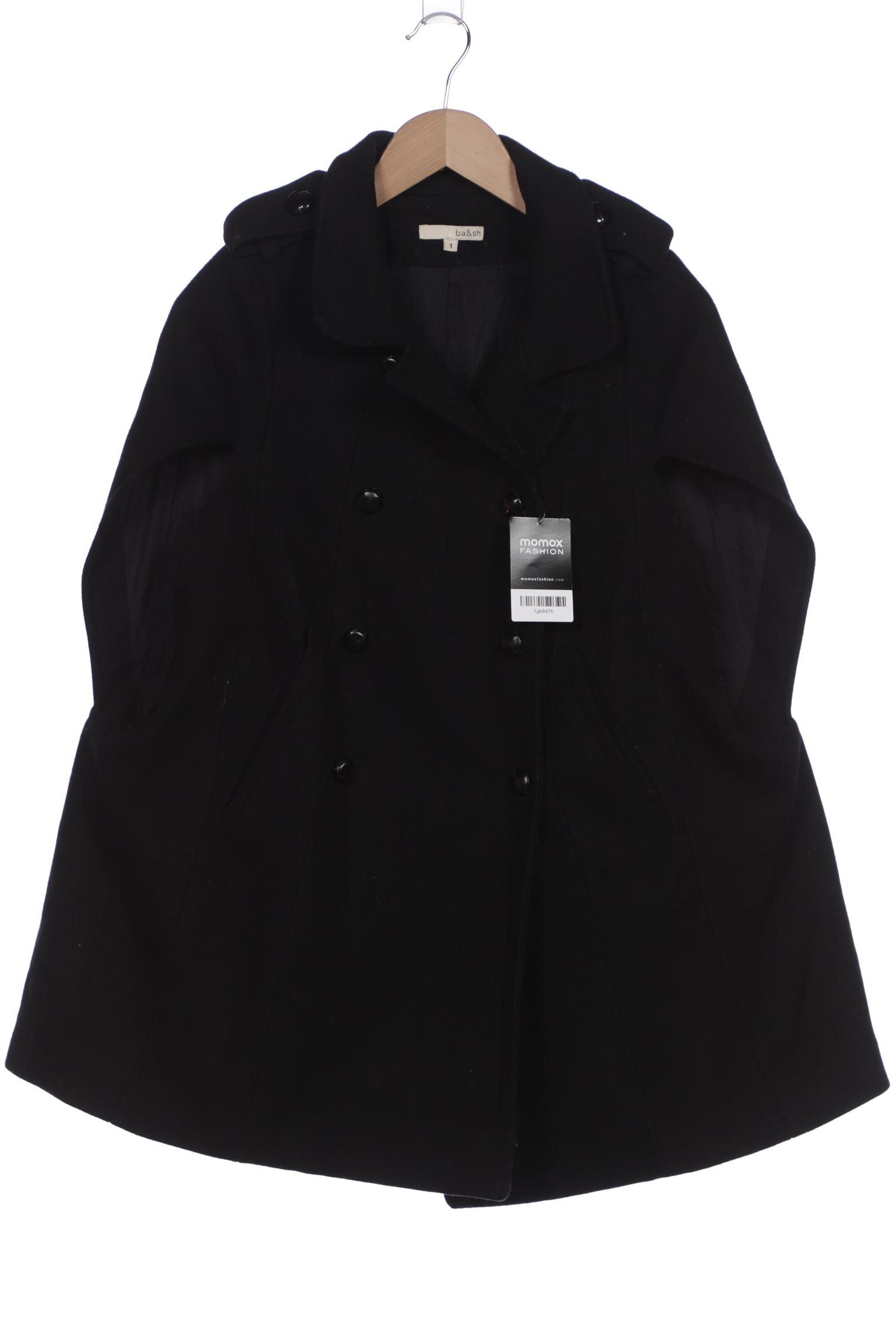 

ba&sh Damen Mantel, schwarz, Gr. 34