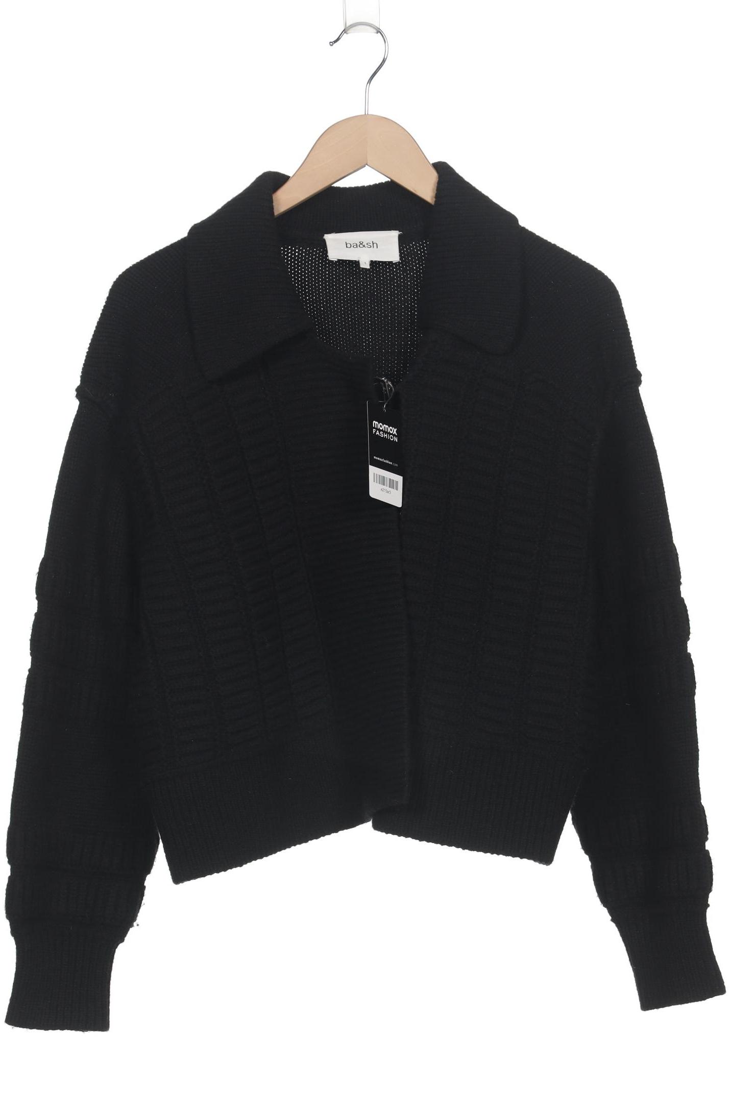 

ba&sh Damen Strickjacke, schwarz, Gr. 36