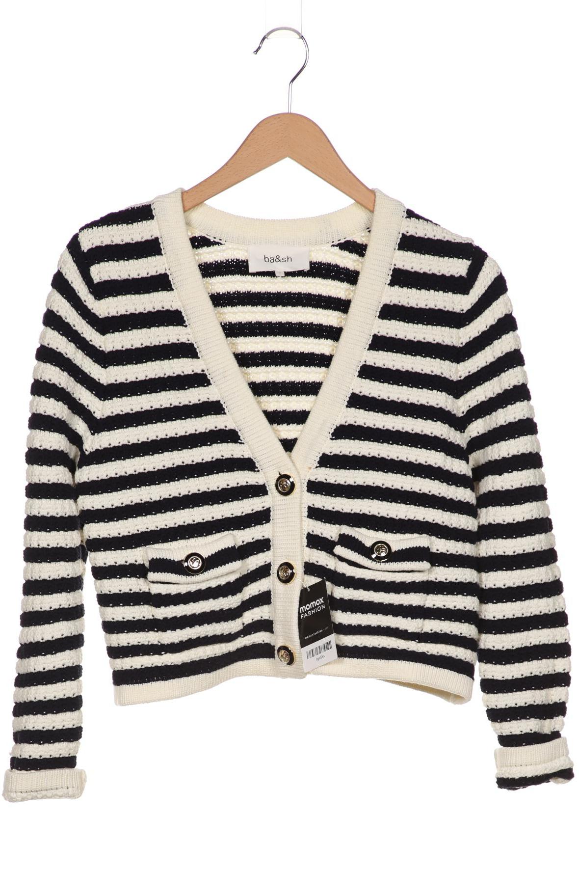 

ba&sh Damen Strickjacke, marineblau, Gr. 34